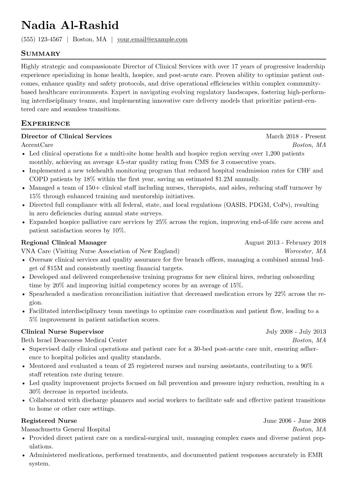 Clinical Operations version - Page 1