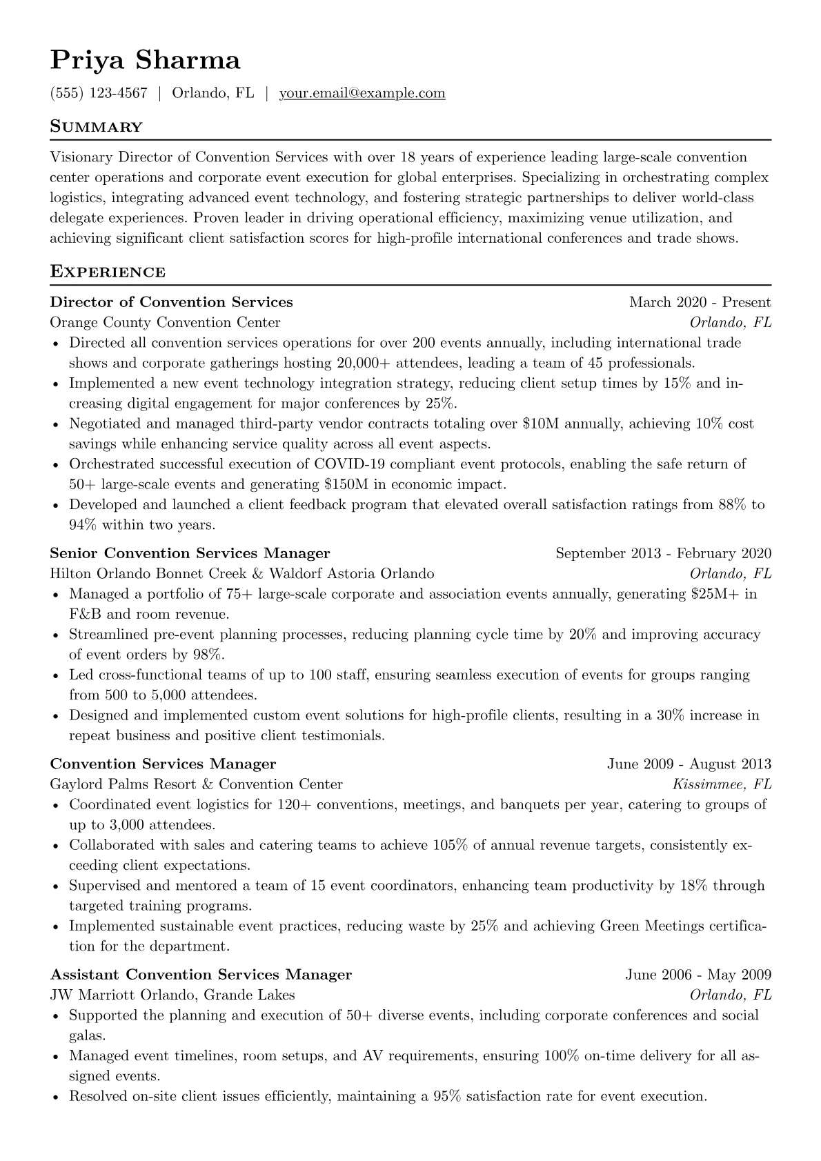 Director of Convention version - Page 1