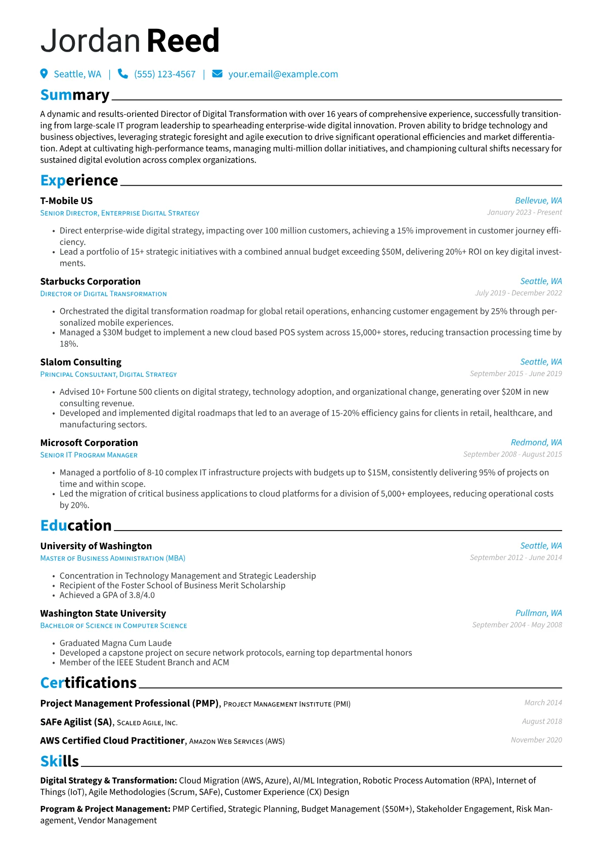 Career changer version - Page 1