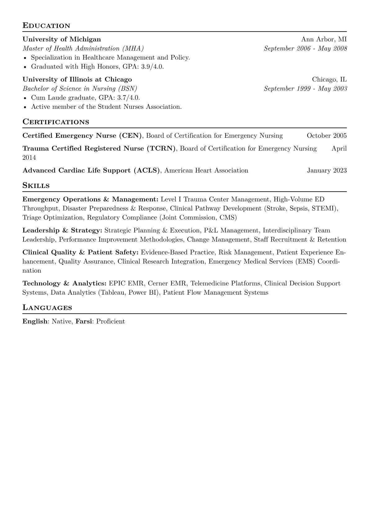 Academic Trauma Center version - Page 2