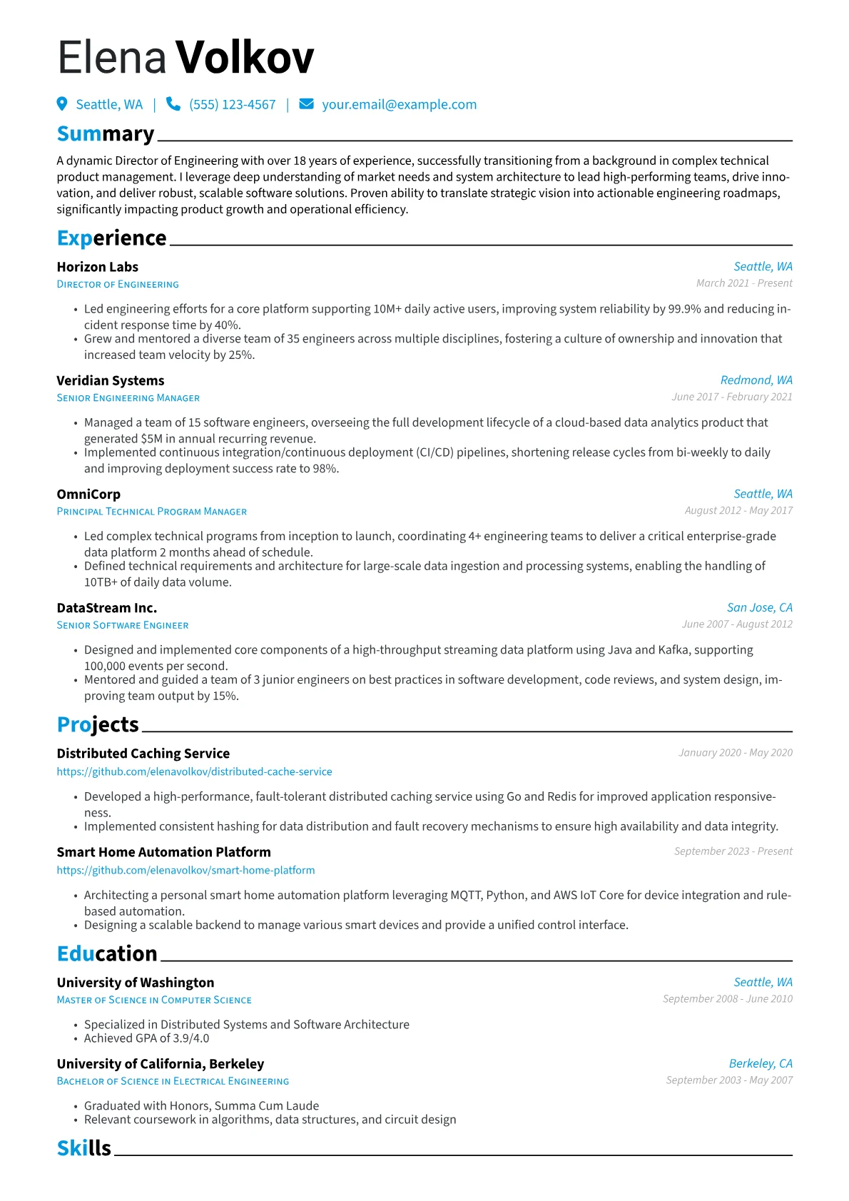 Career changer version - Page 1