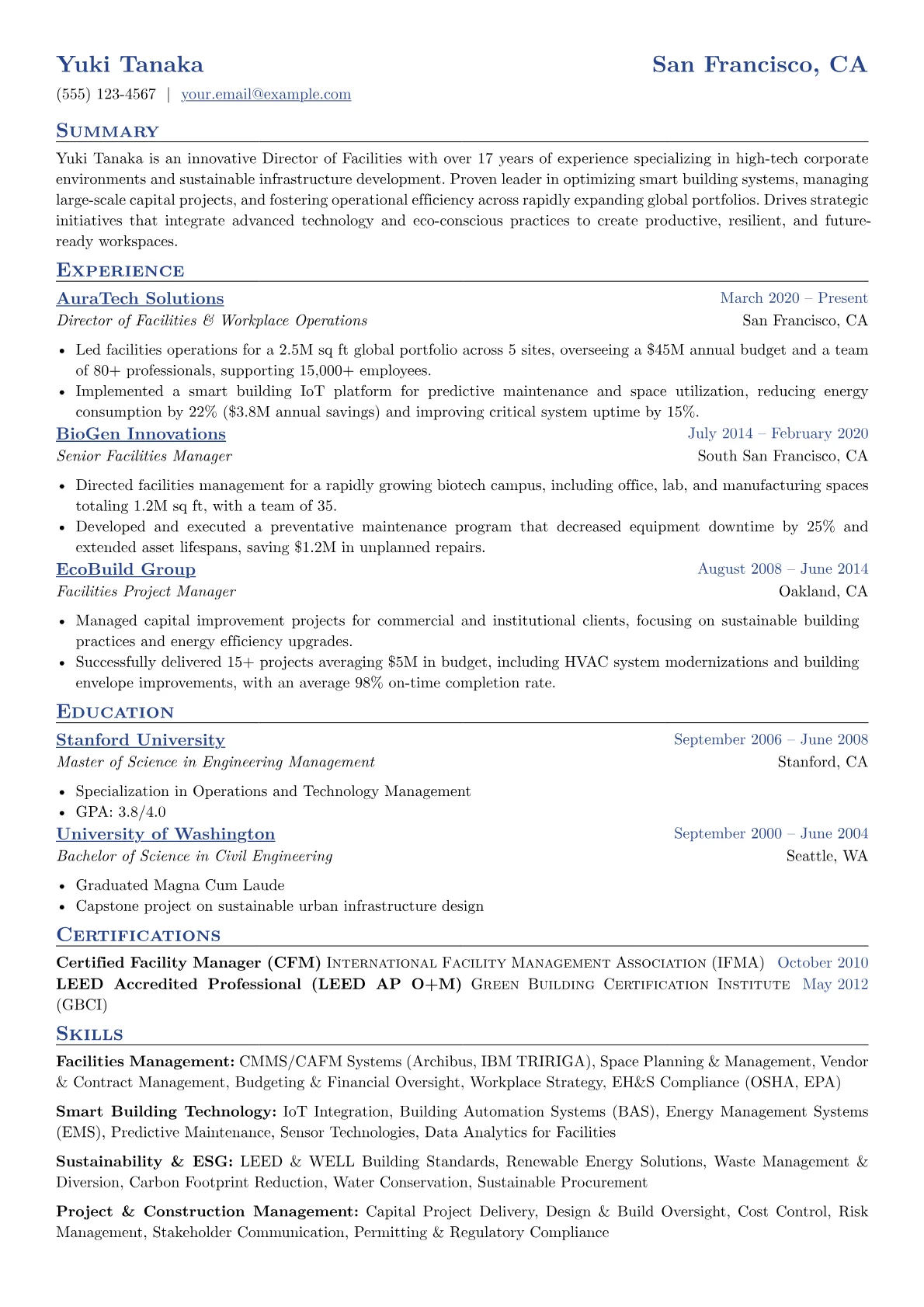 Tech & Sustainable version - Page 1