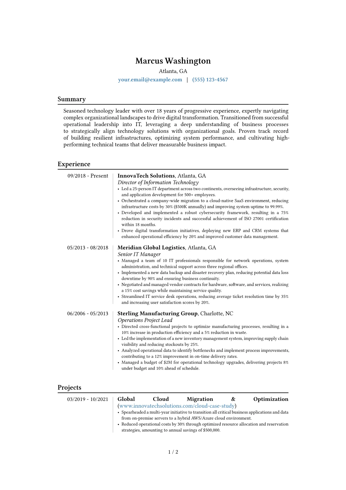 Career changer version - Page 1