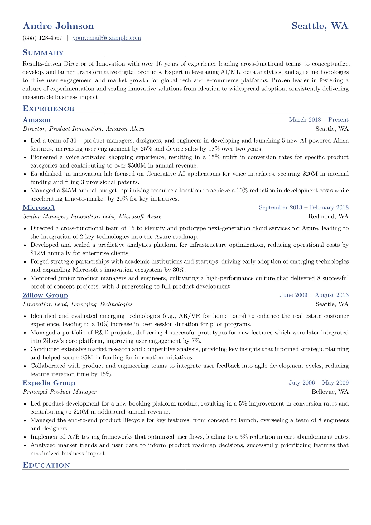 Product Innovation version - Page 1