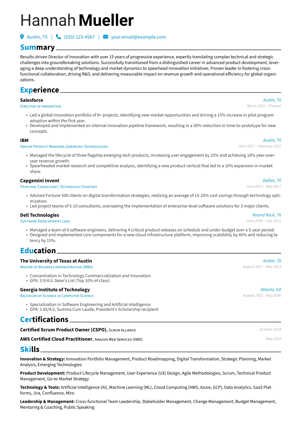 Career changer version - Page 1