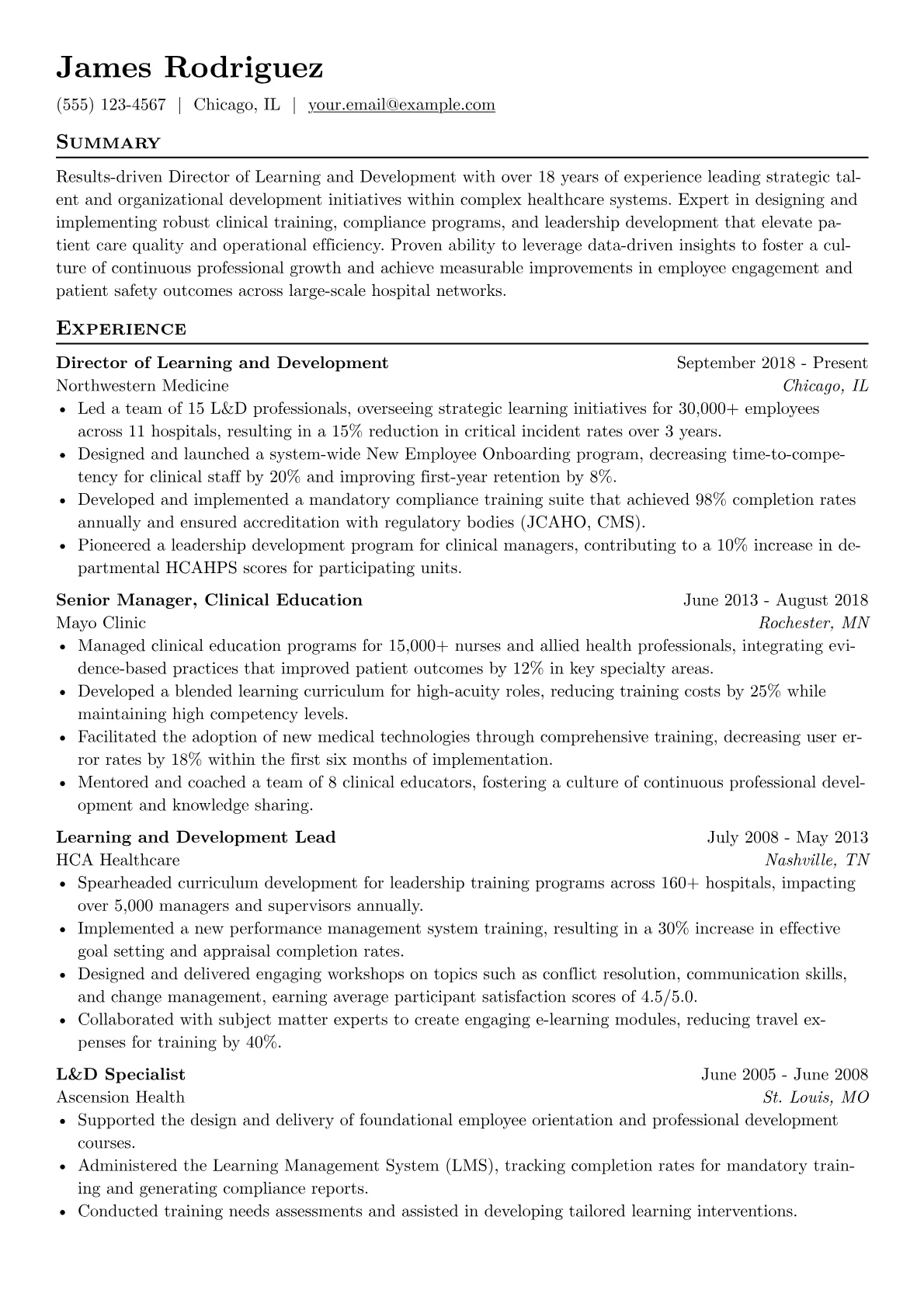 Healthcare L&D Leader version - Page 1