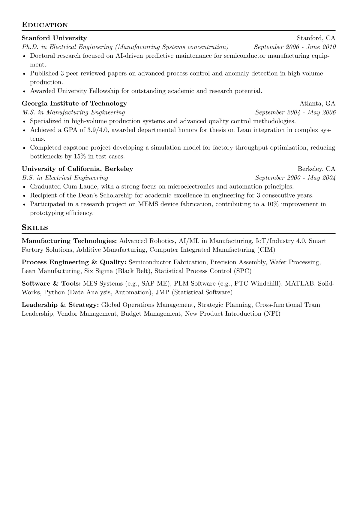 Manufacturing Technologies version - Page 2