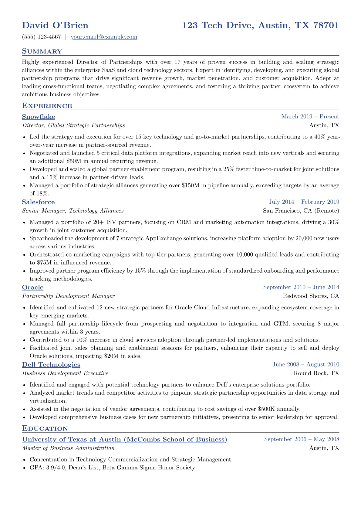 SaaS Partnership Executive version - Page 1