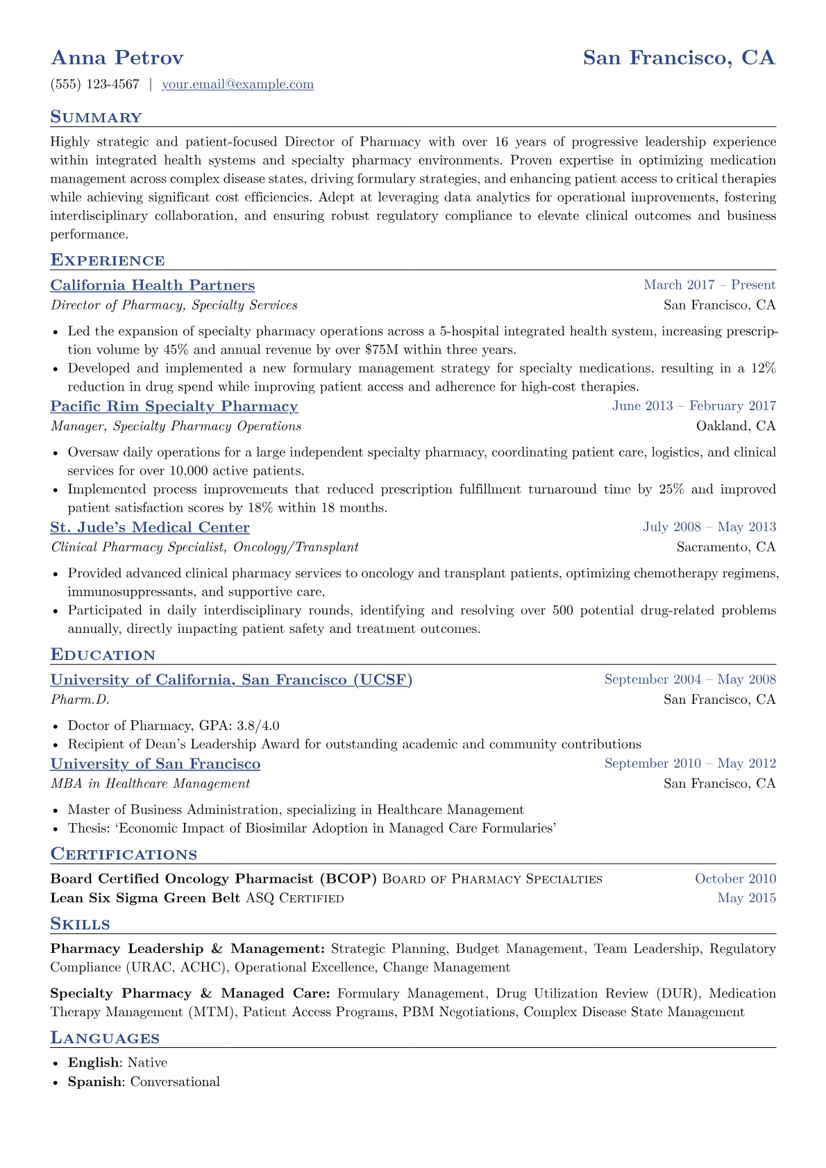 Specialty Pharmacy Focus version - Page 1
