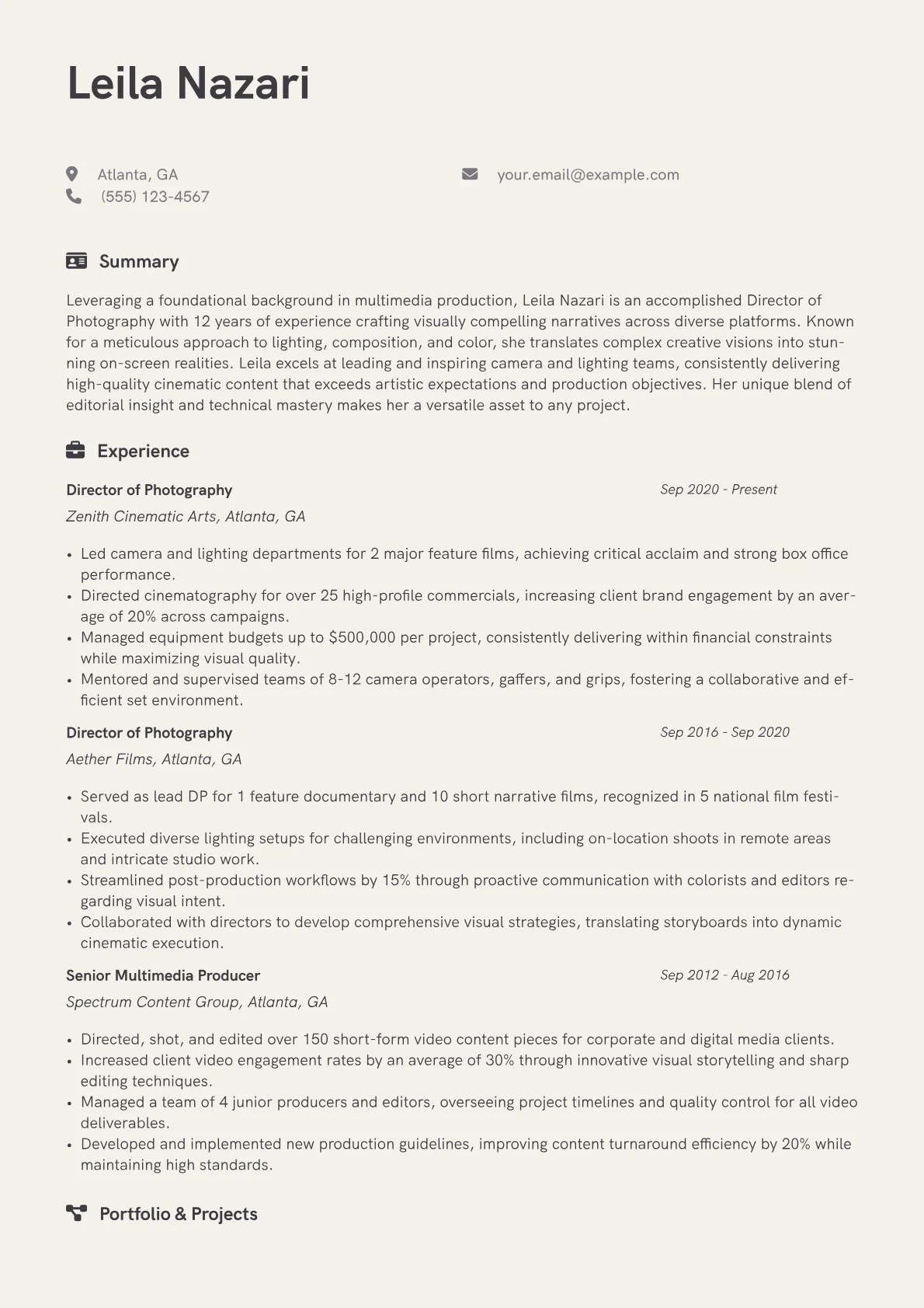 Career changer version - Page 1