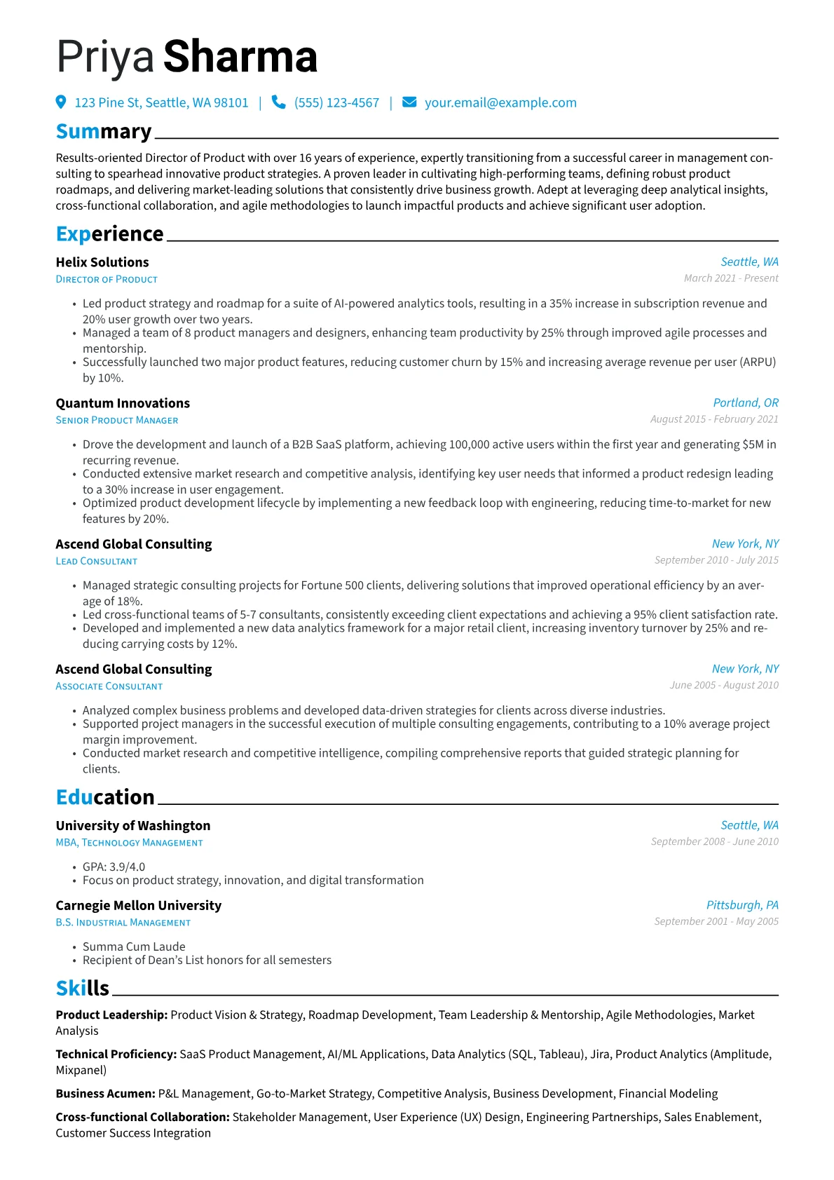 Career changer version - Page 1