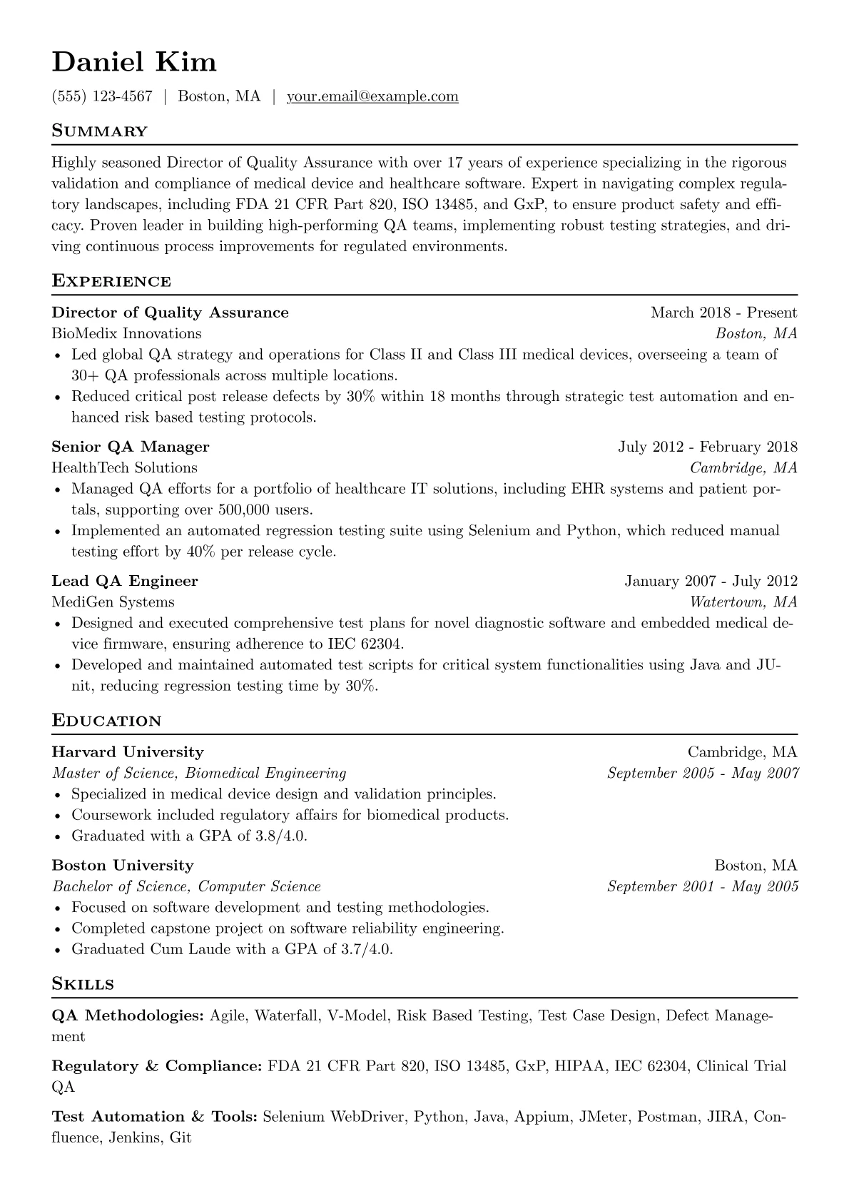 Medical Device version - Page 1