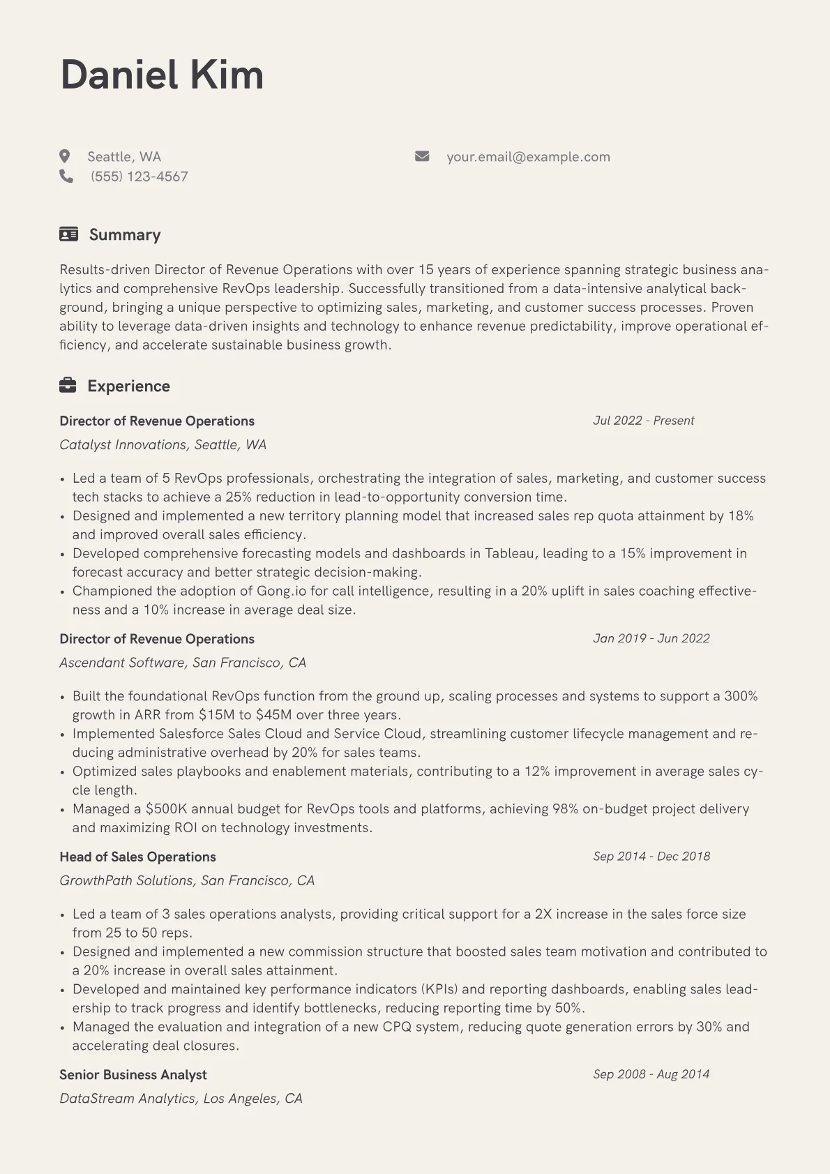 Career changer version - Page 1