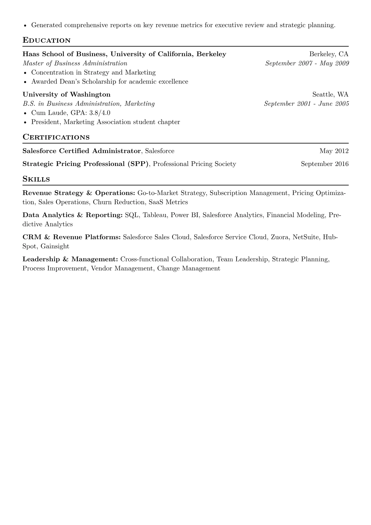SaaS Revenue Operations version - Page 2