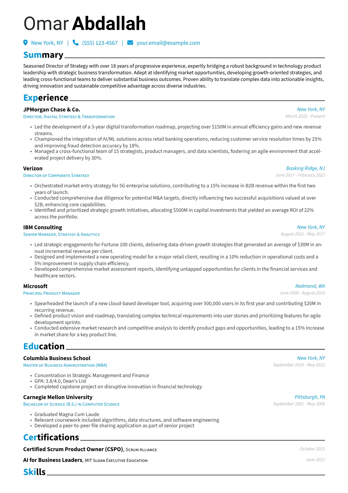 Career changer version - Page 1