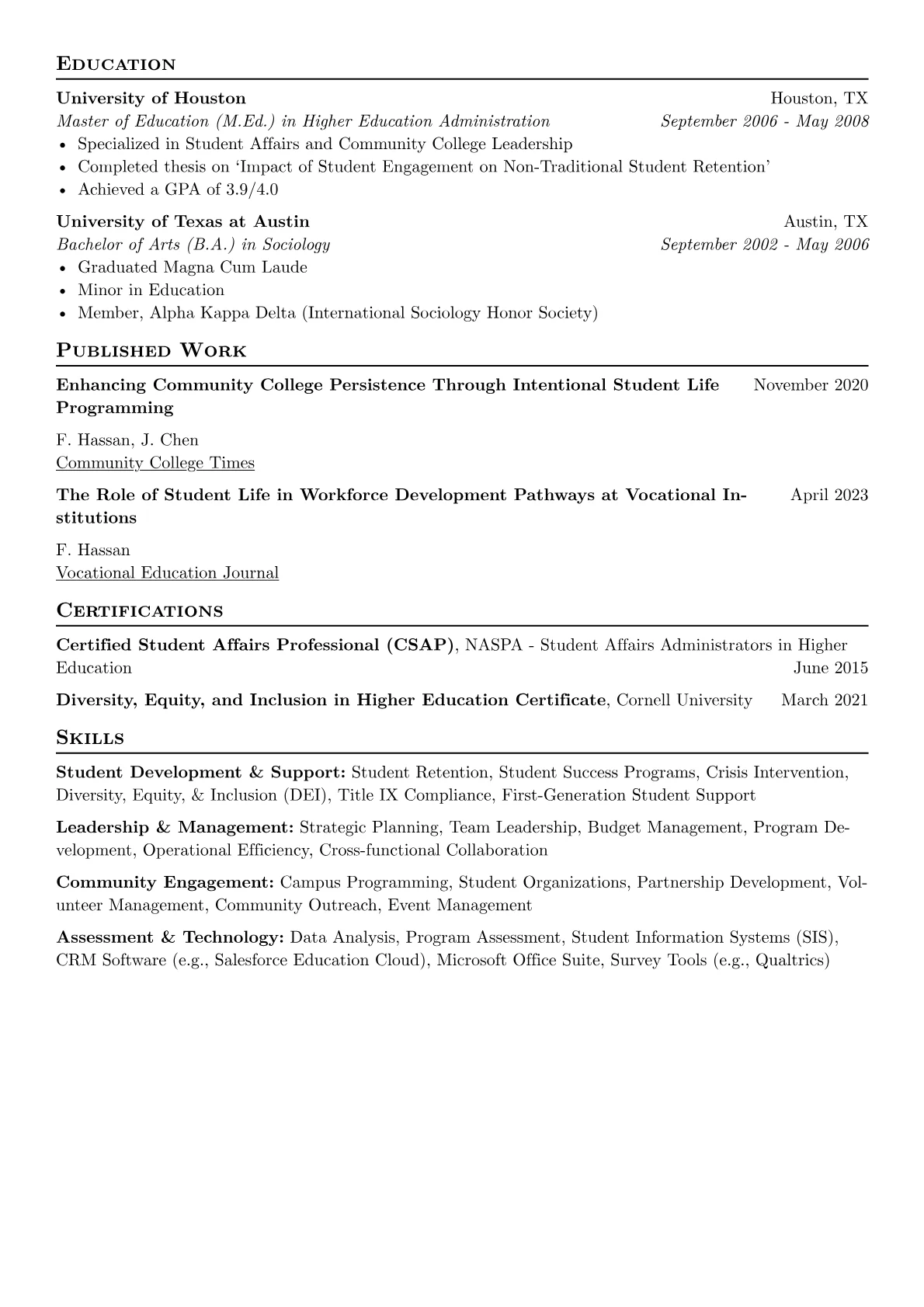 Community College Focus version - Page 2