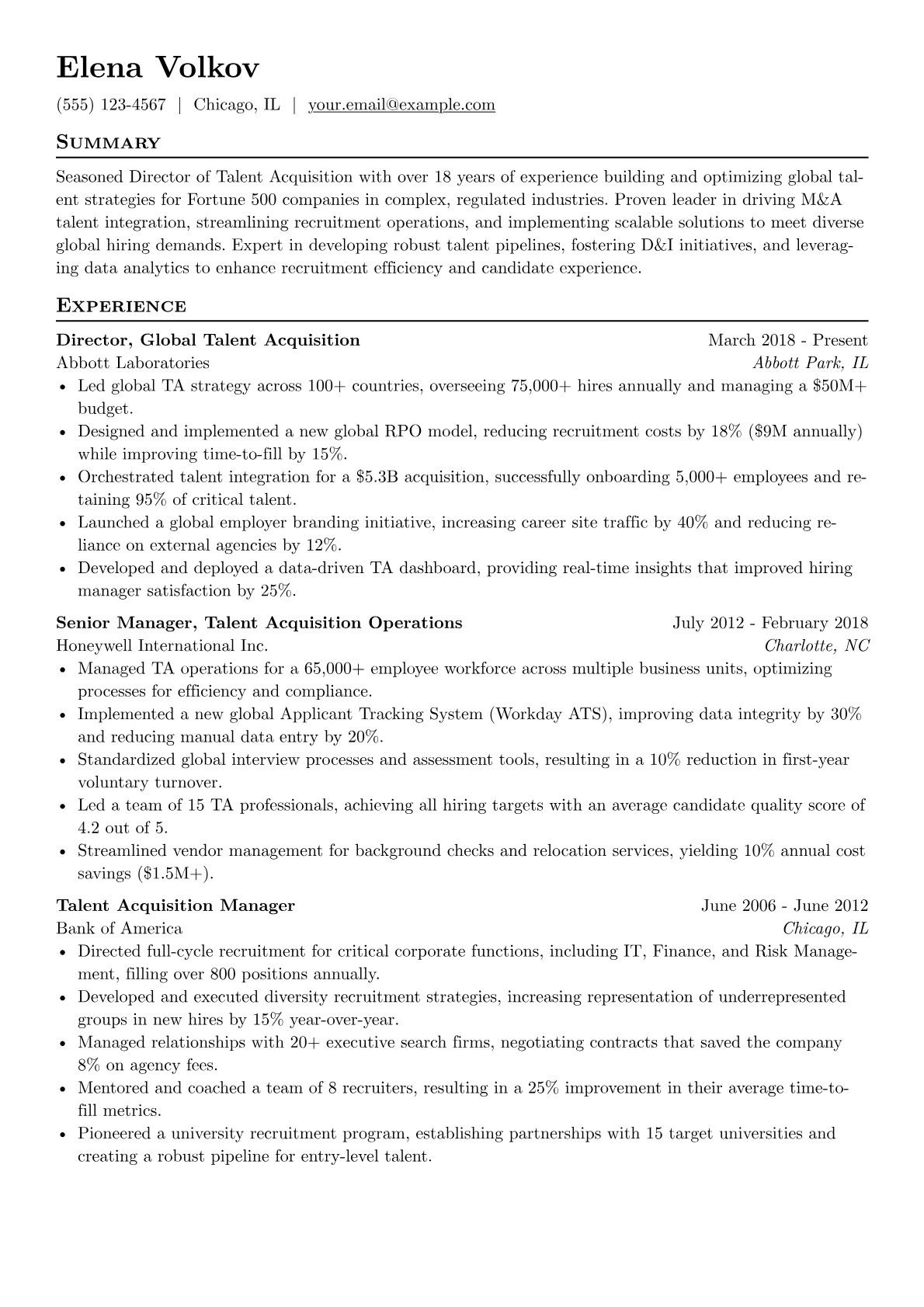 Enterprise Talent version - Page 1