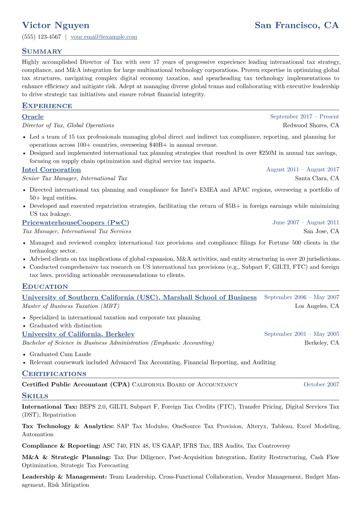 International Tax version - Page 1