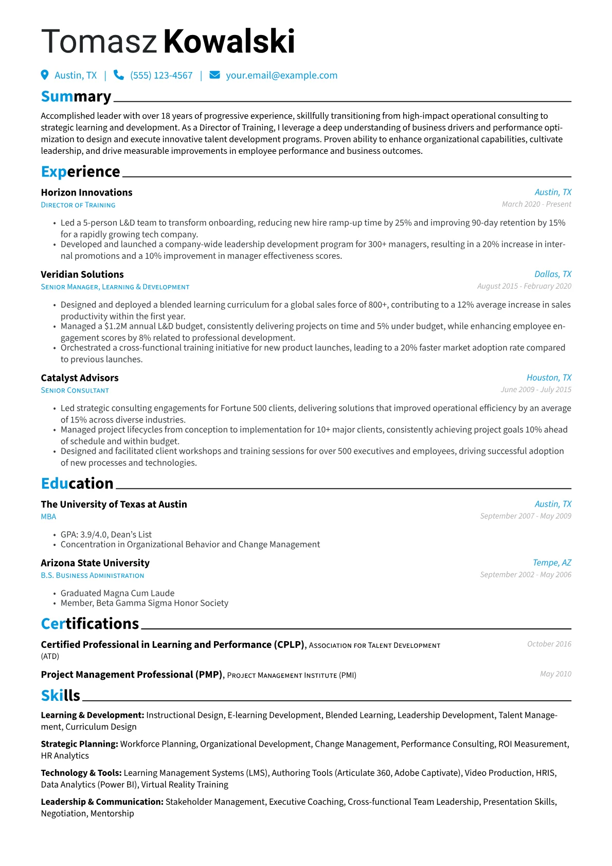 Career changer version - Page 1