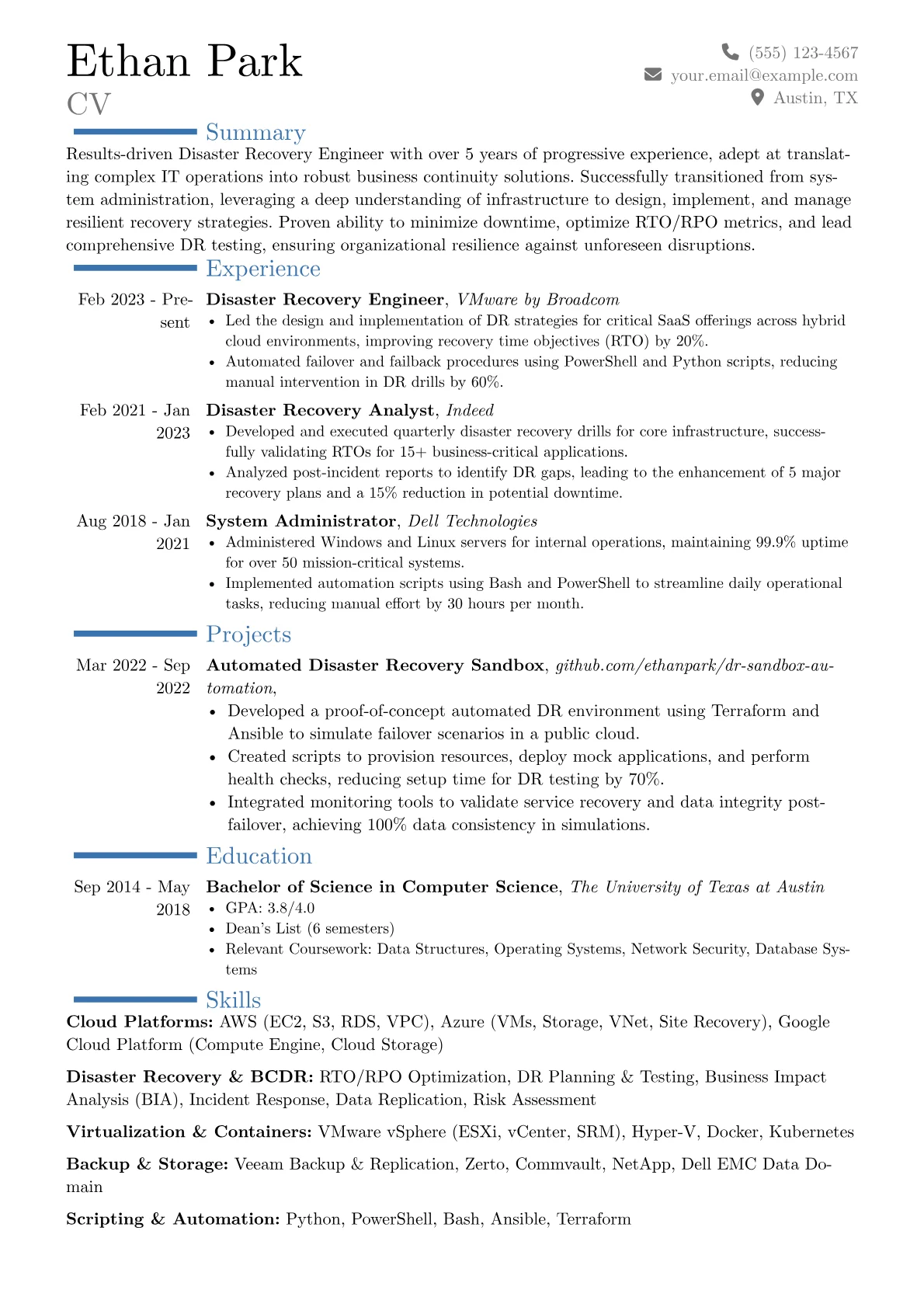 Career changer version - Page 1