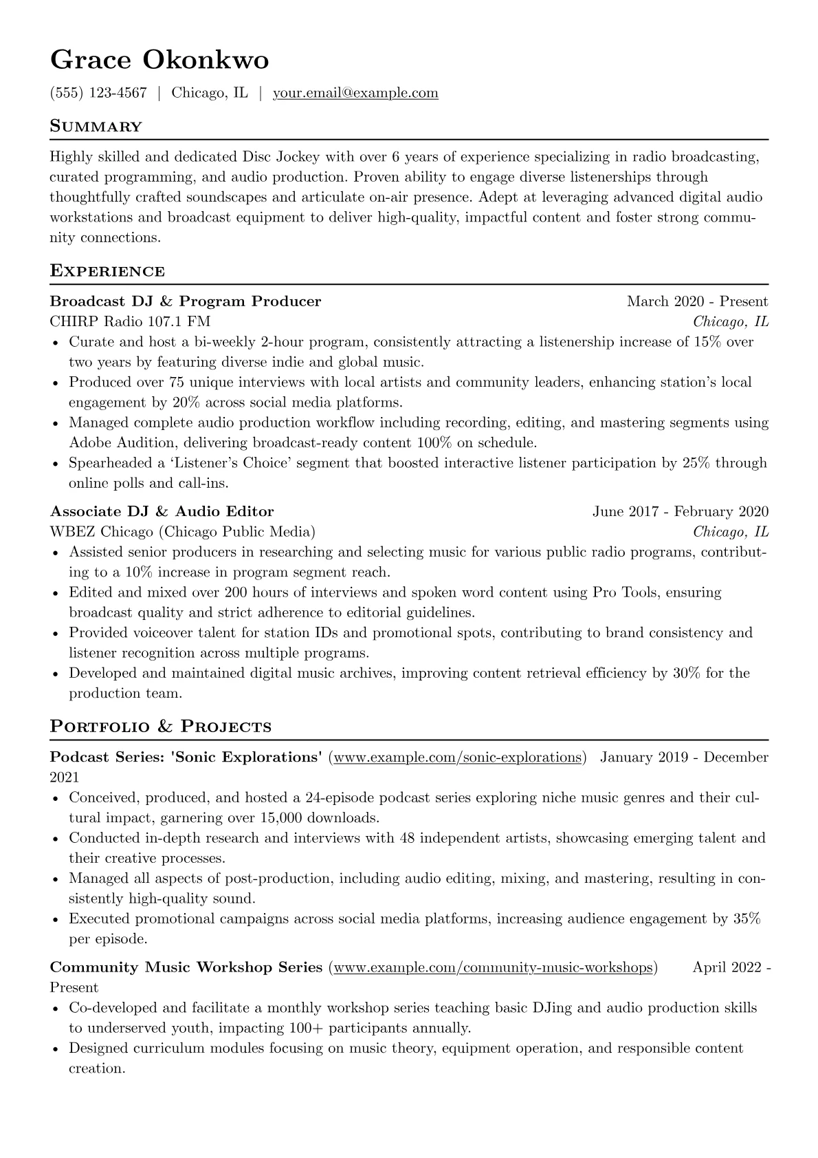Radio & Broadcast Focus version - Page 1