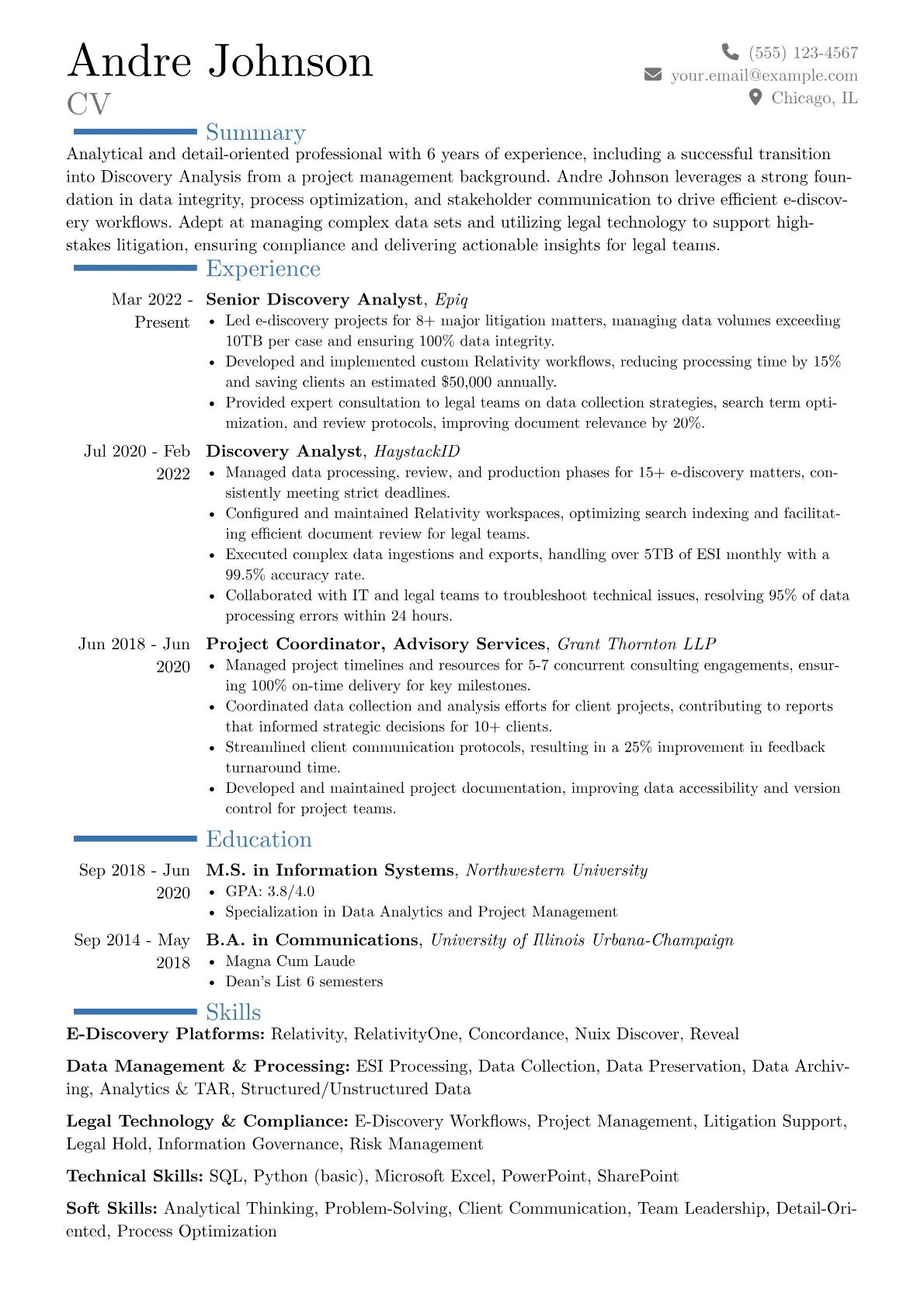 Career changer version - Page 1