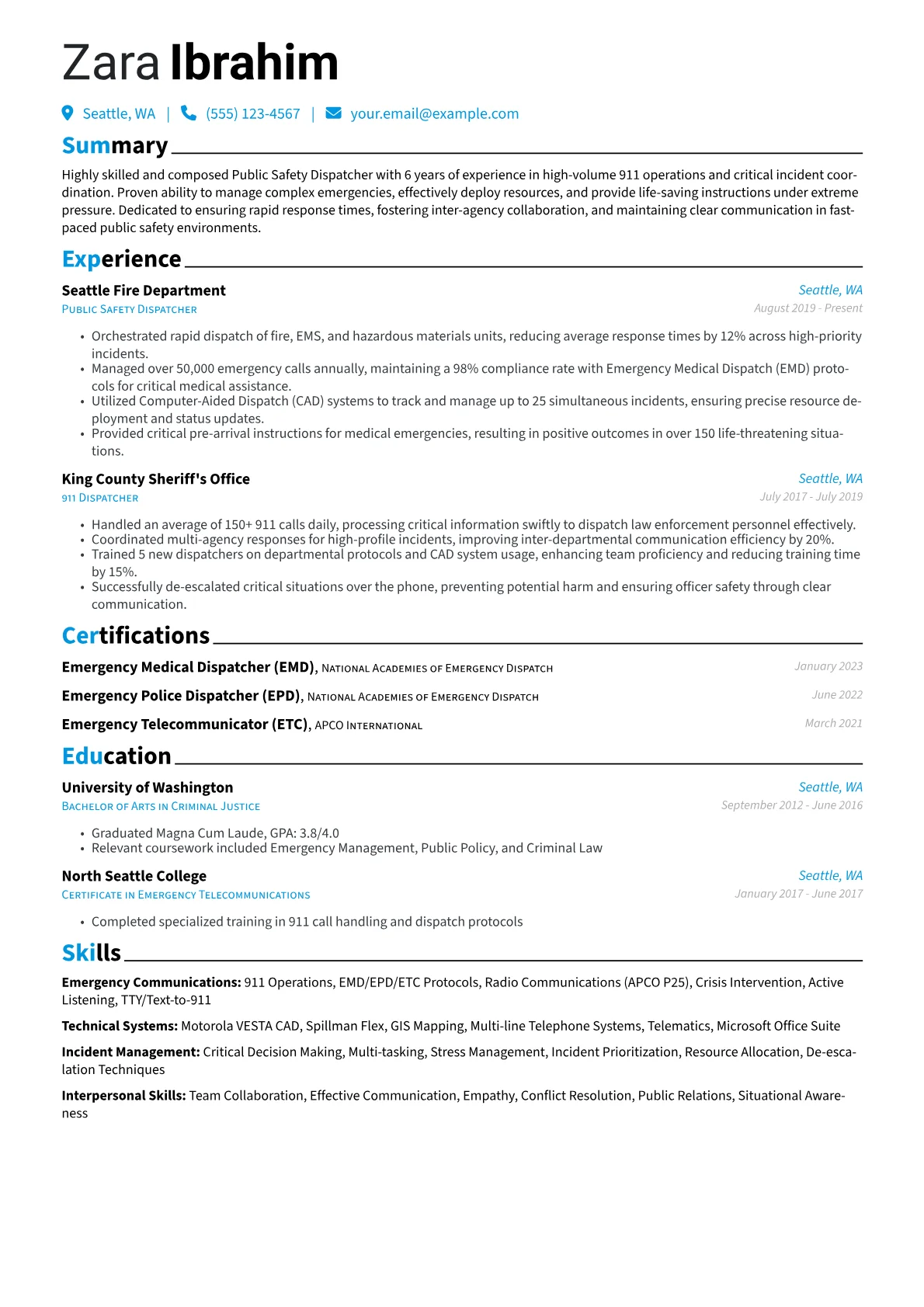 Public Safety Dispatcher version - Page 1