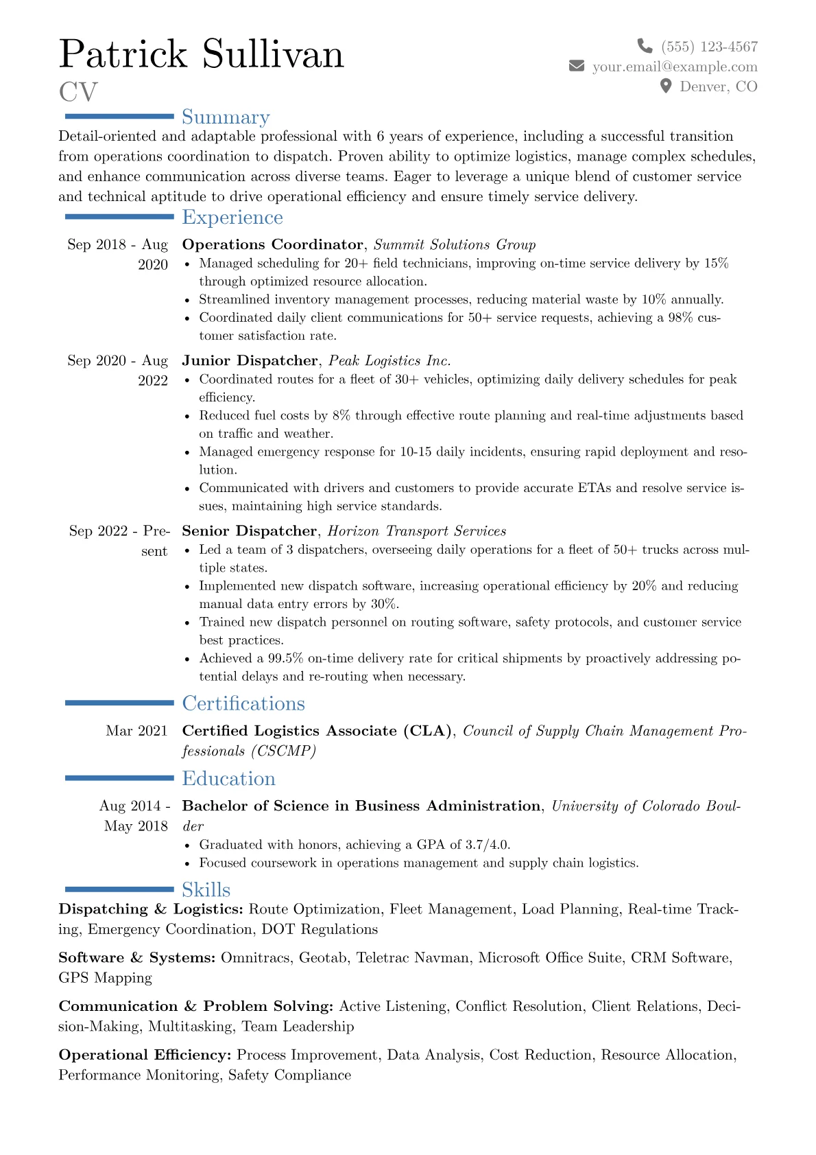 Career changer version - Page 1