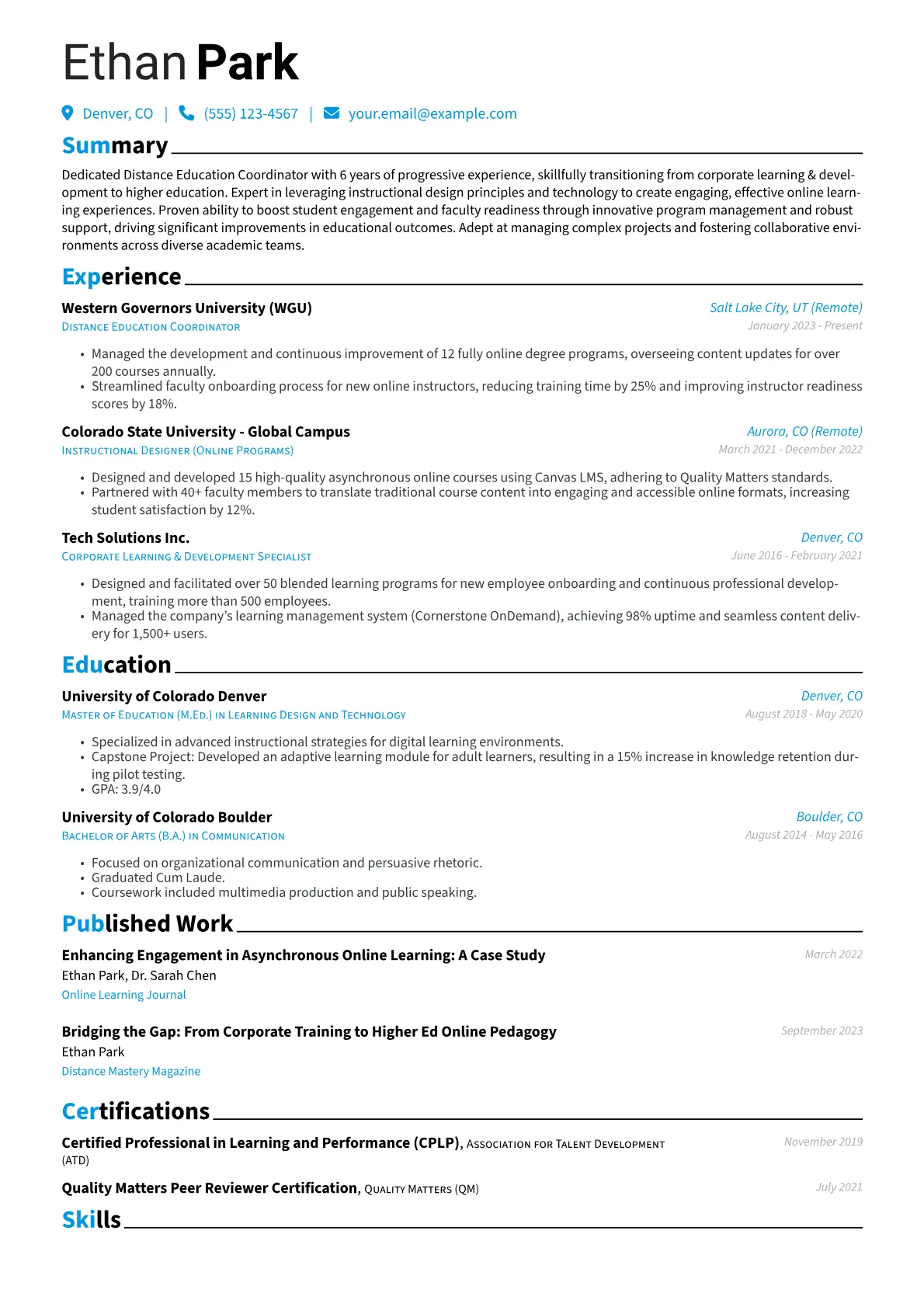 Career changer version - Page 1