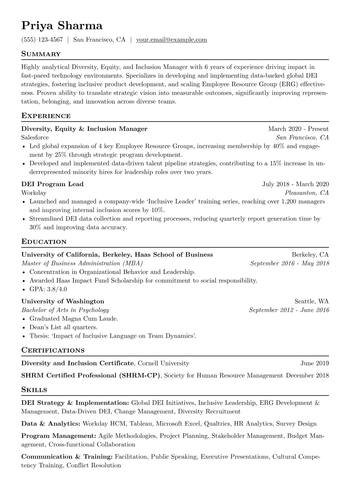 Global DEI Strategist version - Page 1