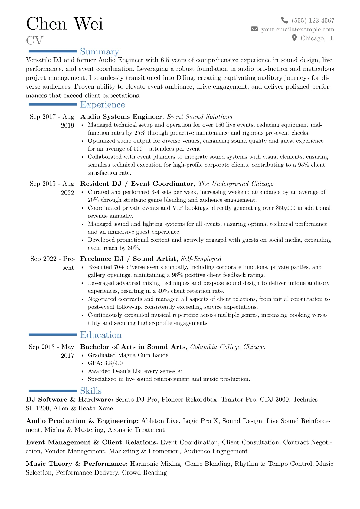Career changer version - Page 1