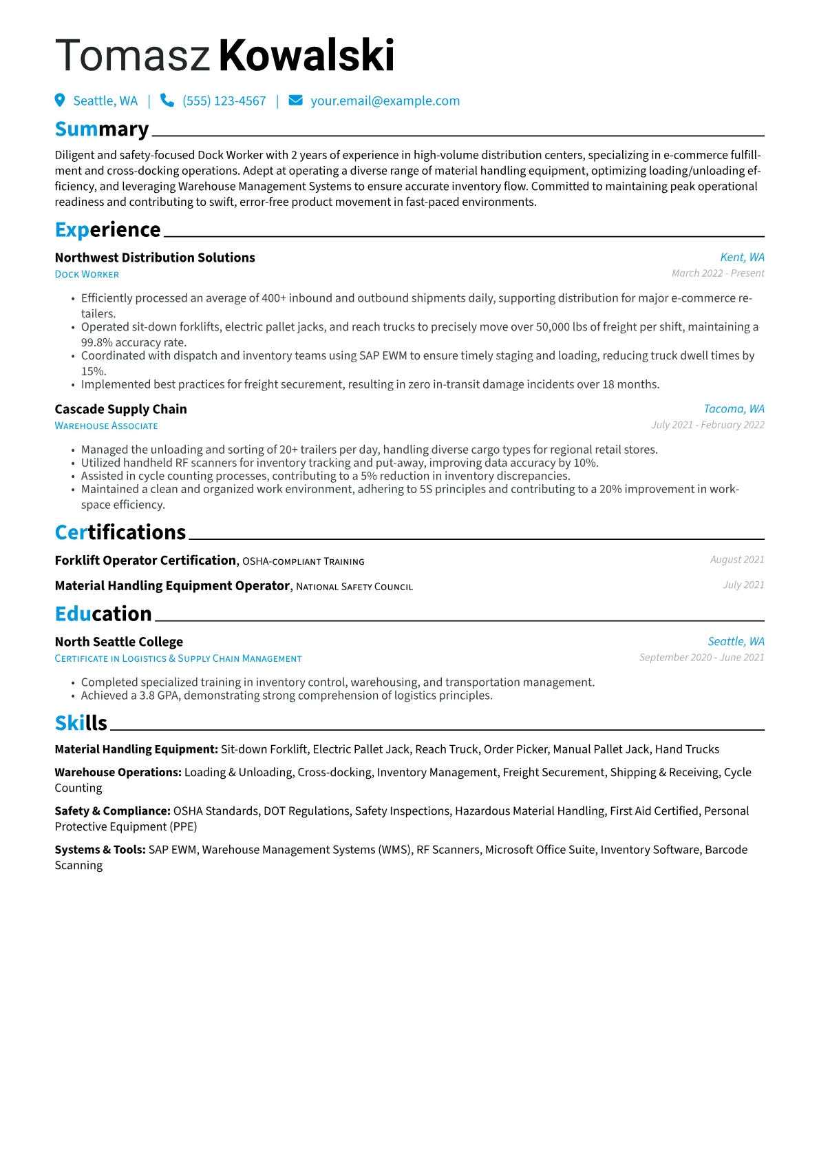 Distribution Center version - Page 1