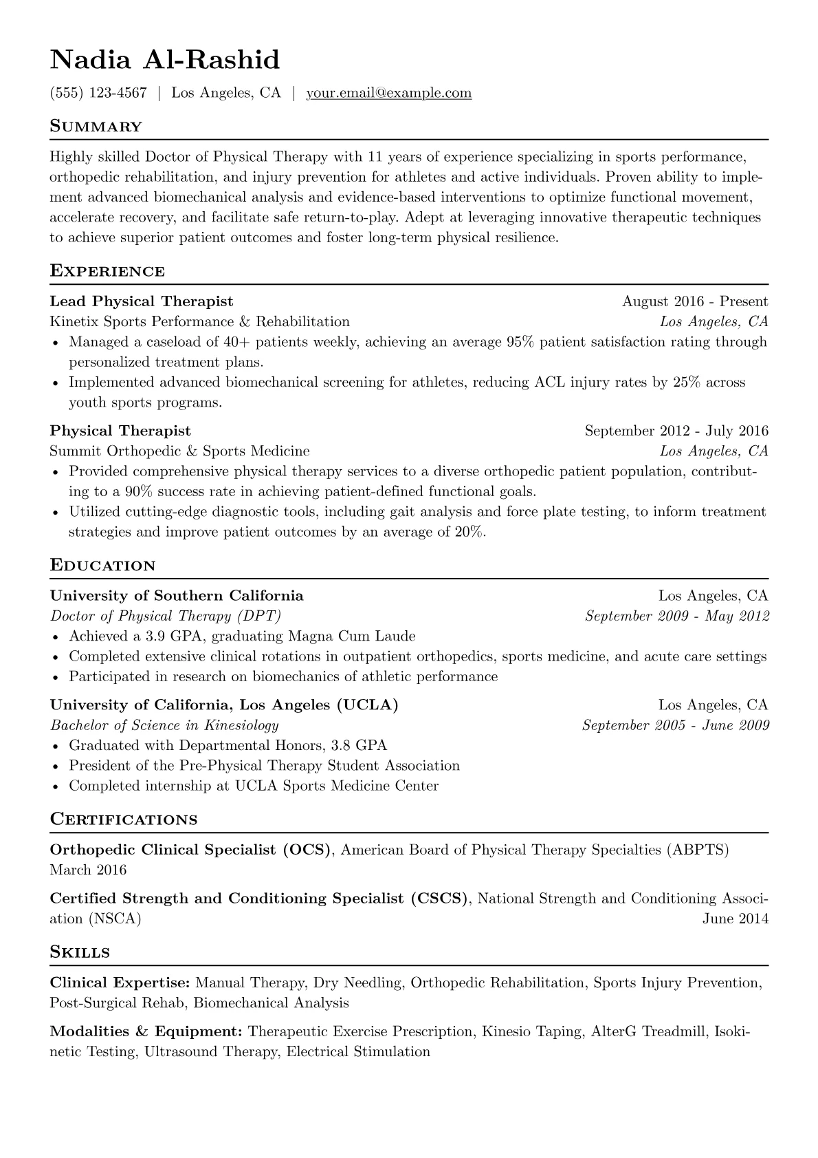 Sports & Orthopedic version - Page 1