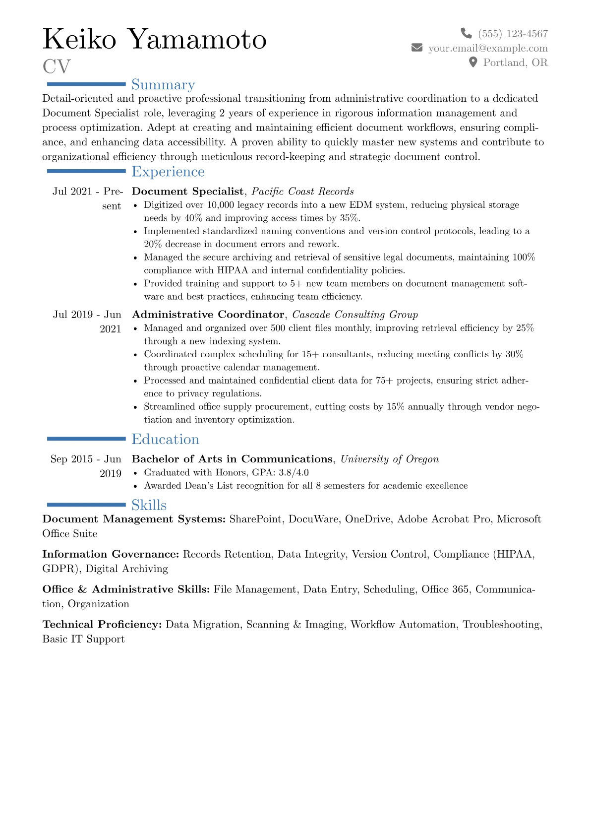 Career changer version - Page 1