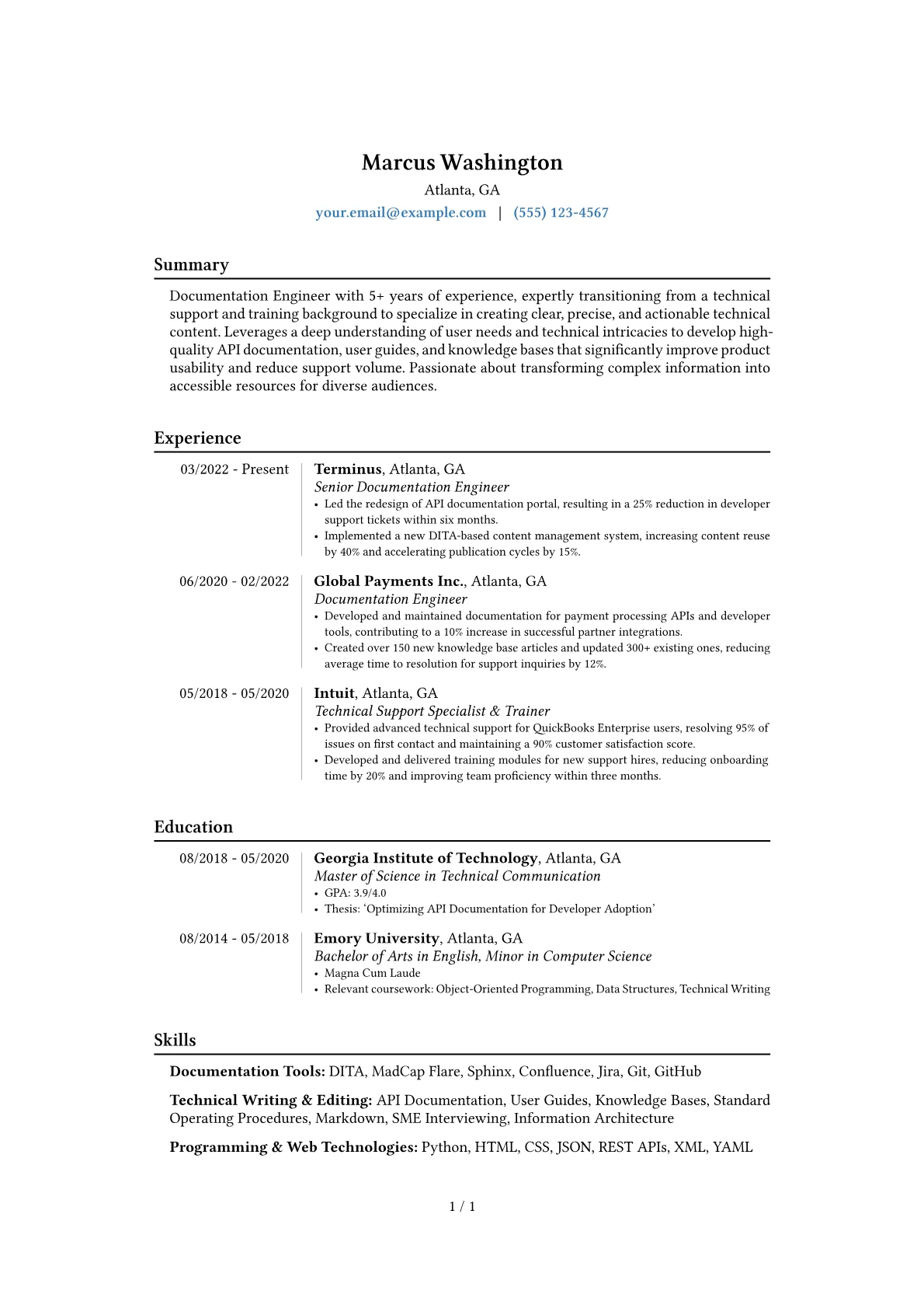 Career changer version - Page 1