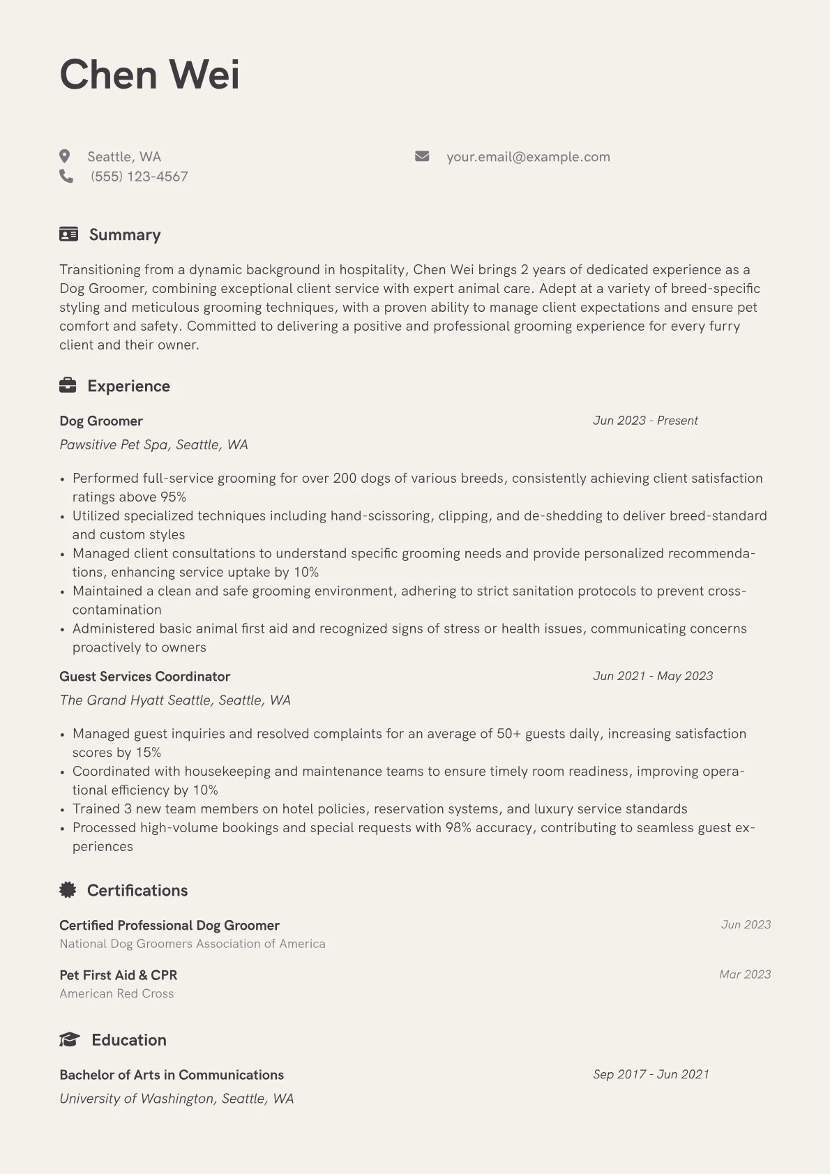 Career changer version - Page 1