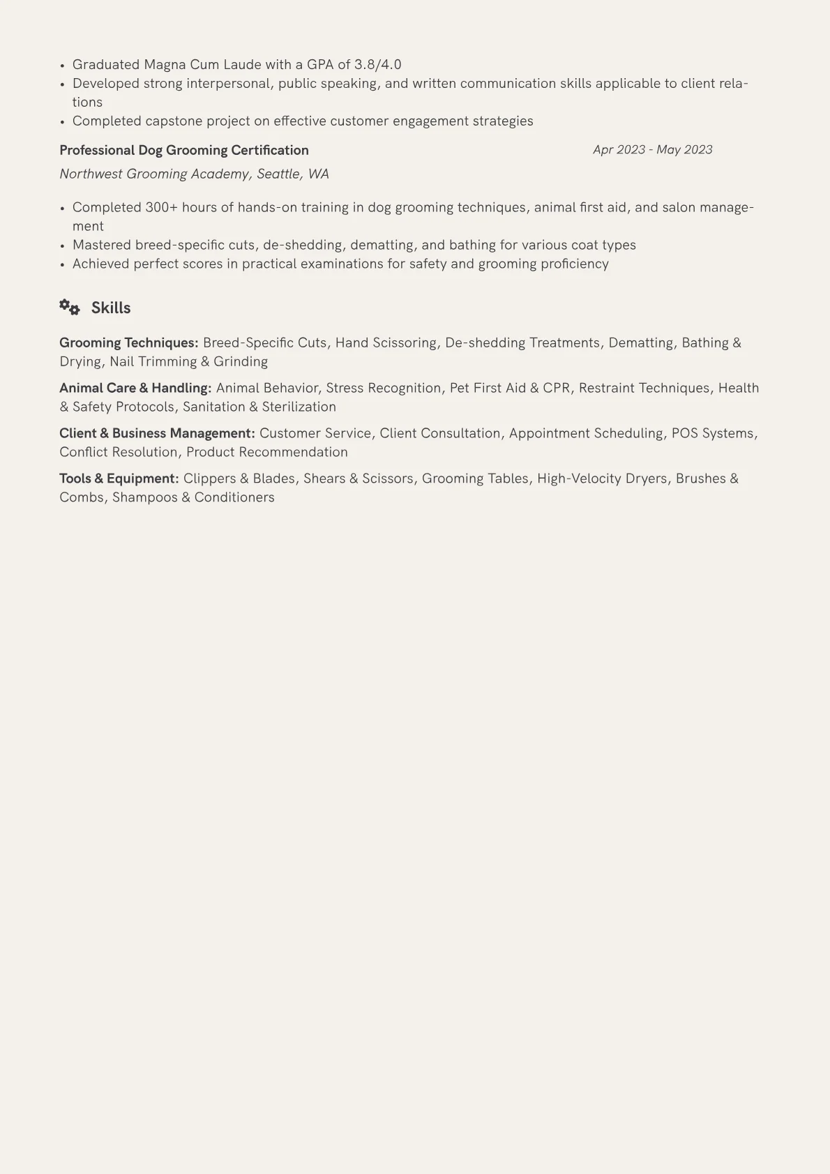 Career changer version - Page 2