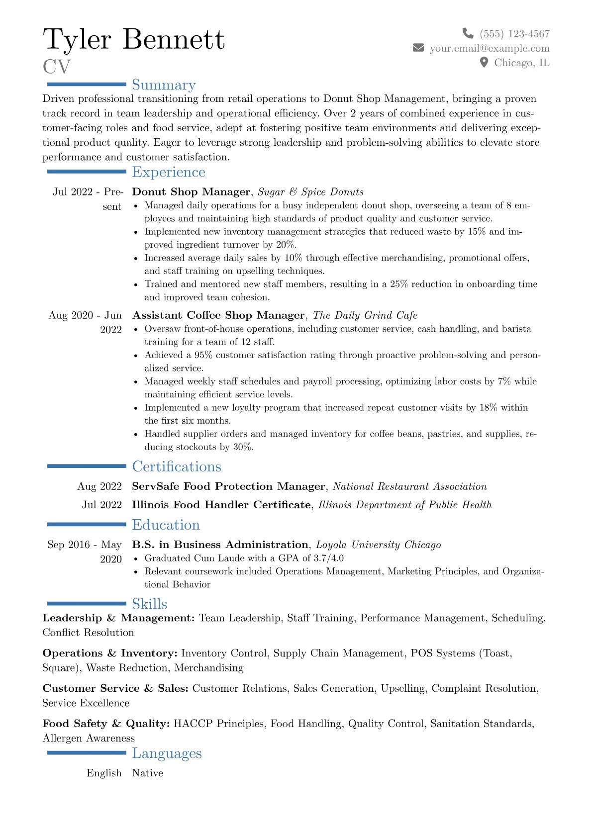 Career changer version - Page 1