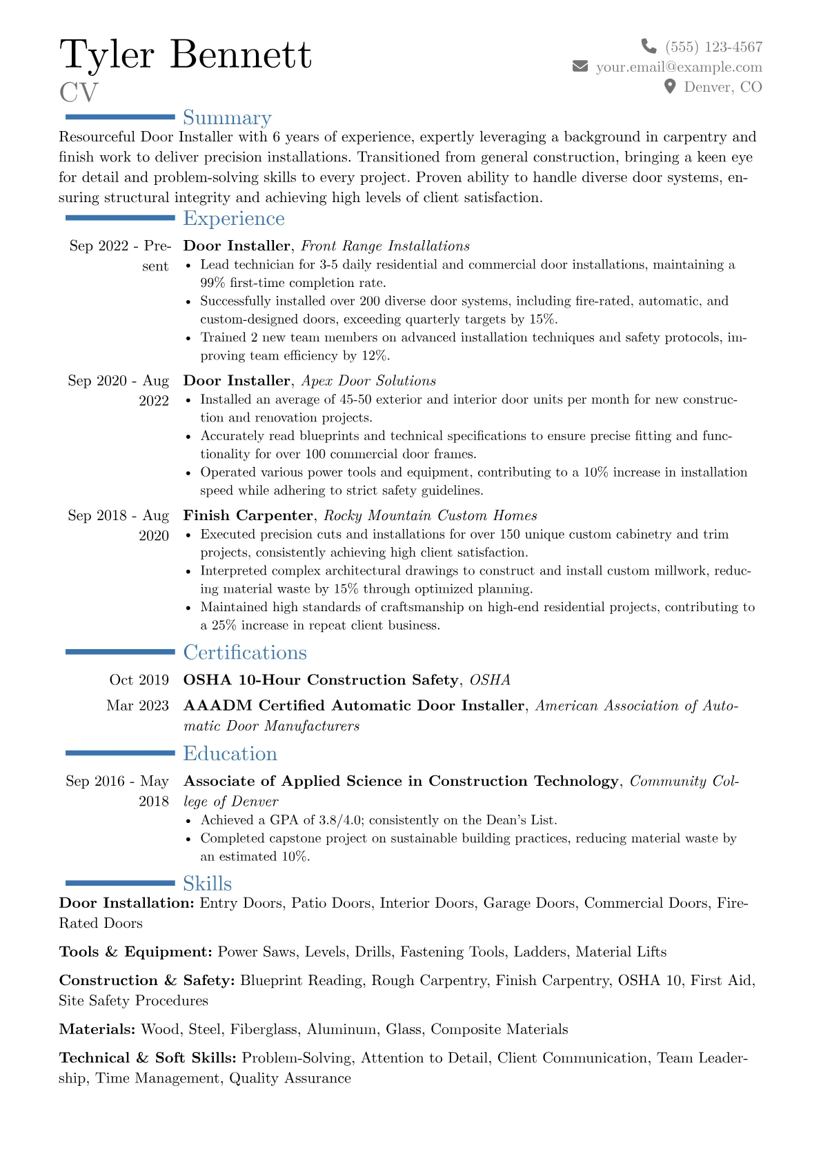 Career changer version - Page 1