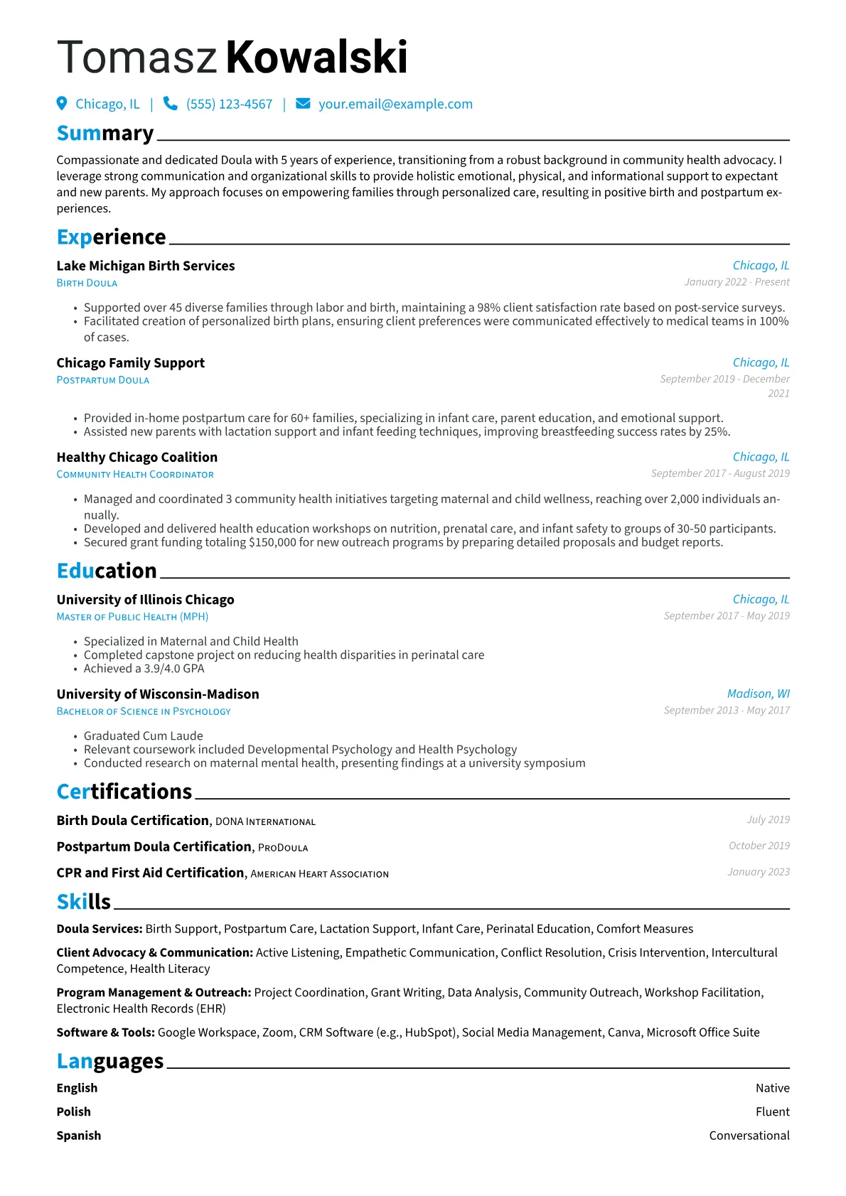 Career changer version - Page 1