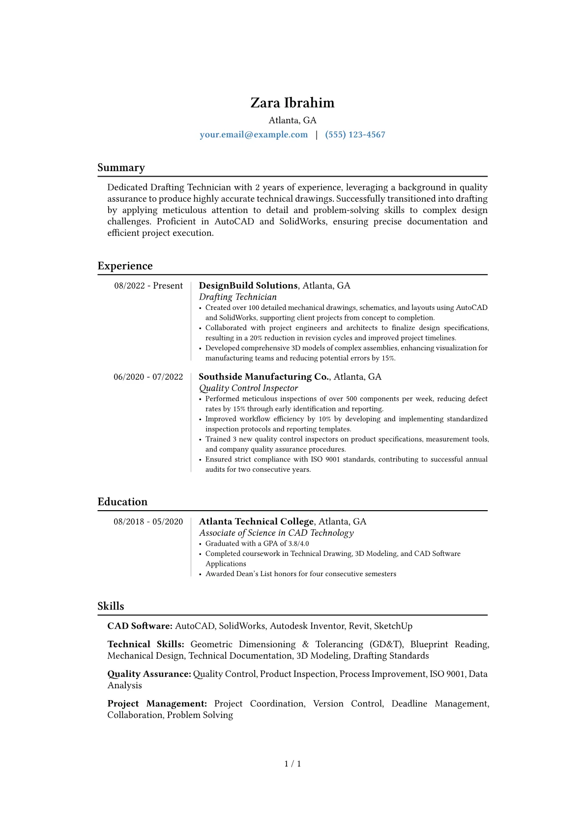 Career changer version - Page 1