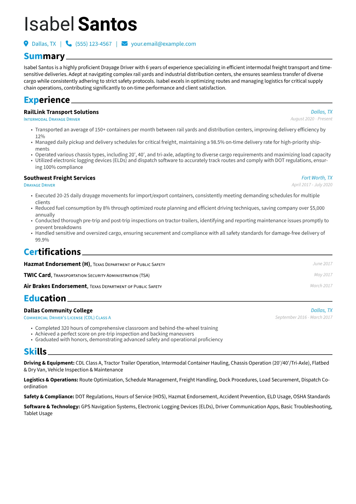 Intermodal Drayage version - Page 1