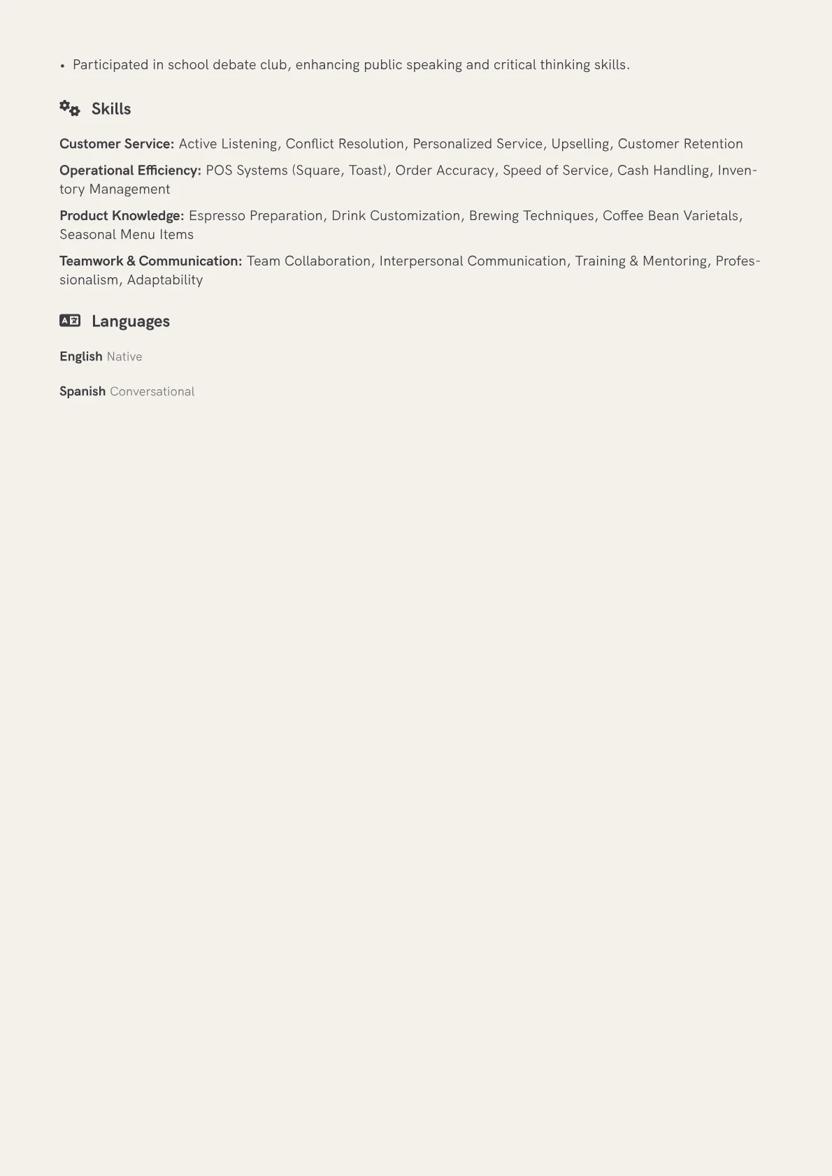 Gourmet Coffee Specialist version - Page 2