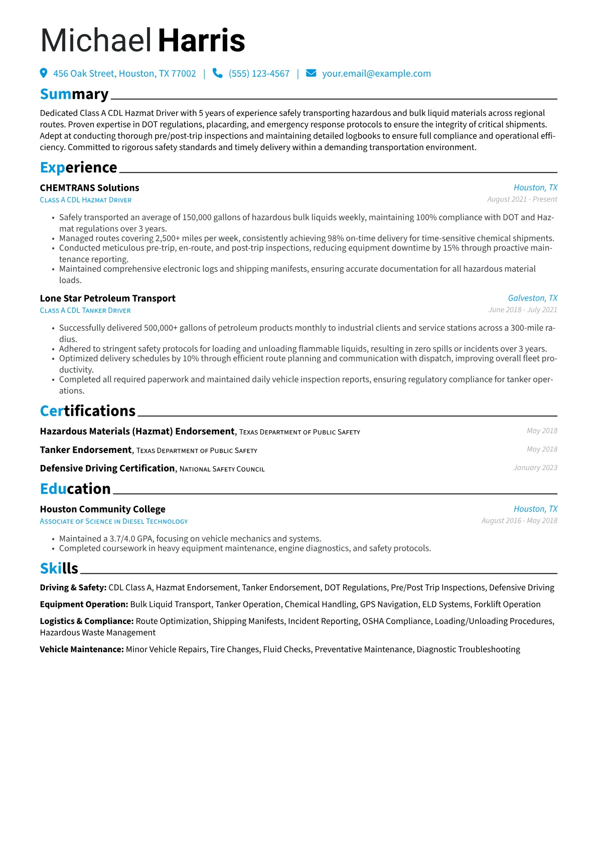 Driving & Safety version - Page 1