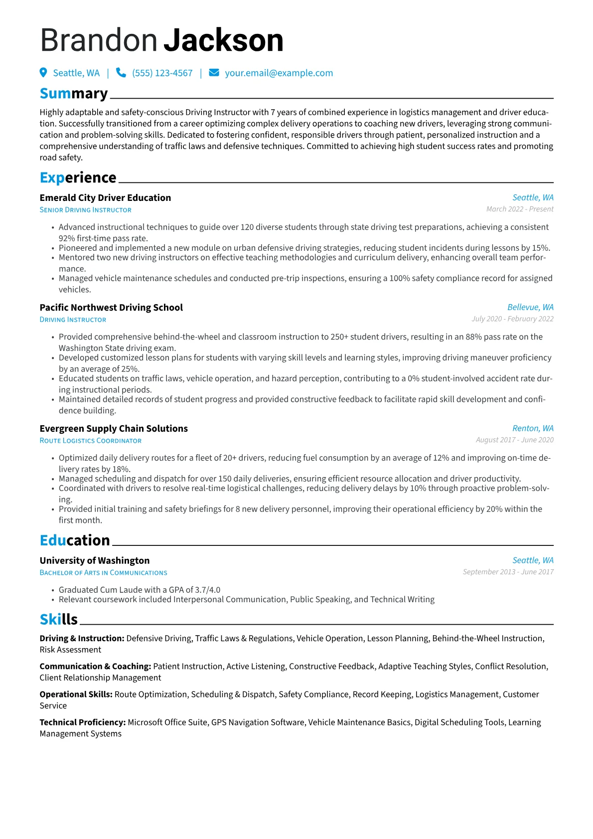 Career changer version - Page 1