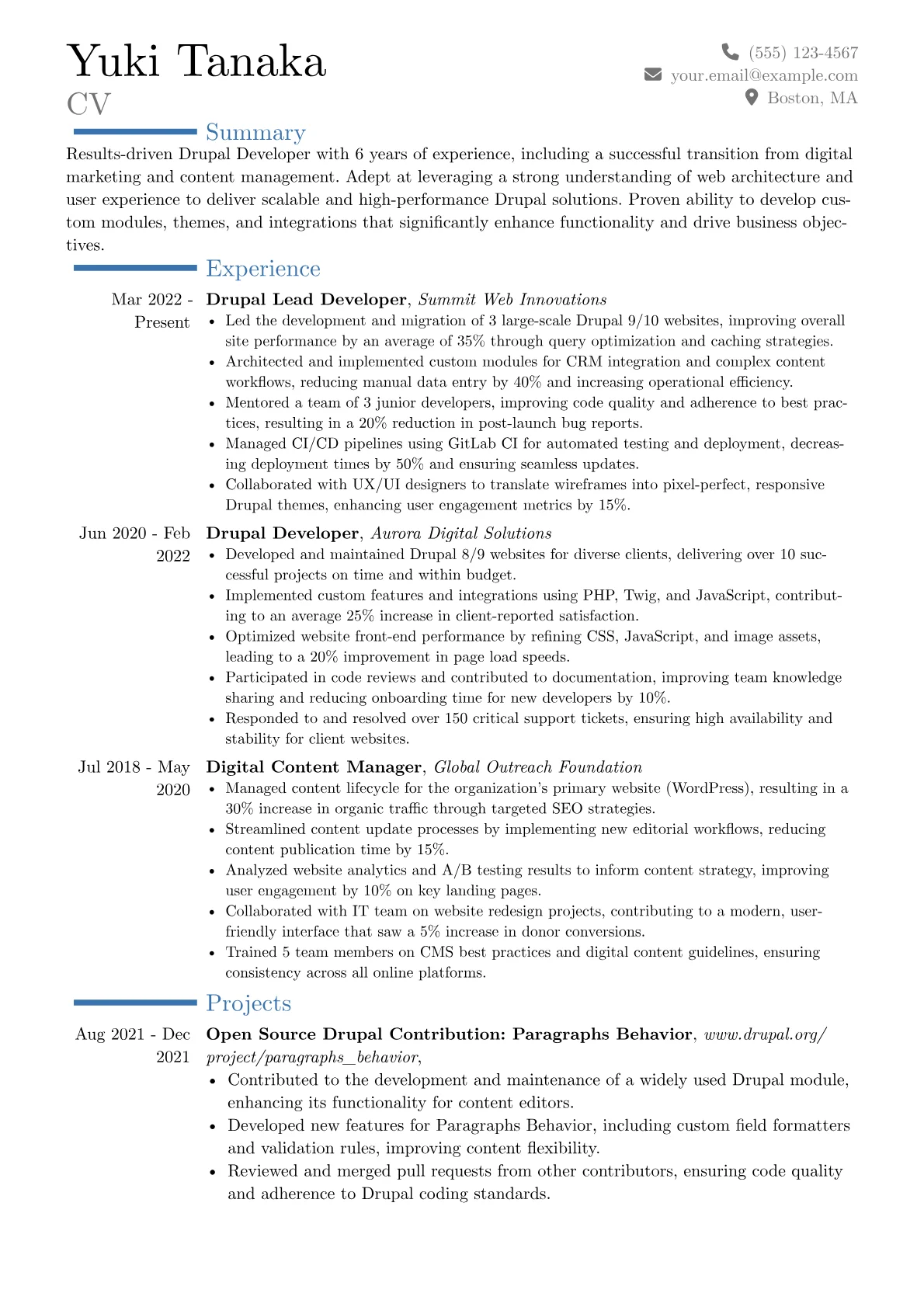 Career changer version - Page 1