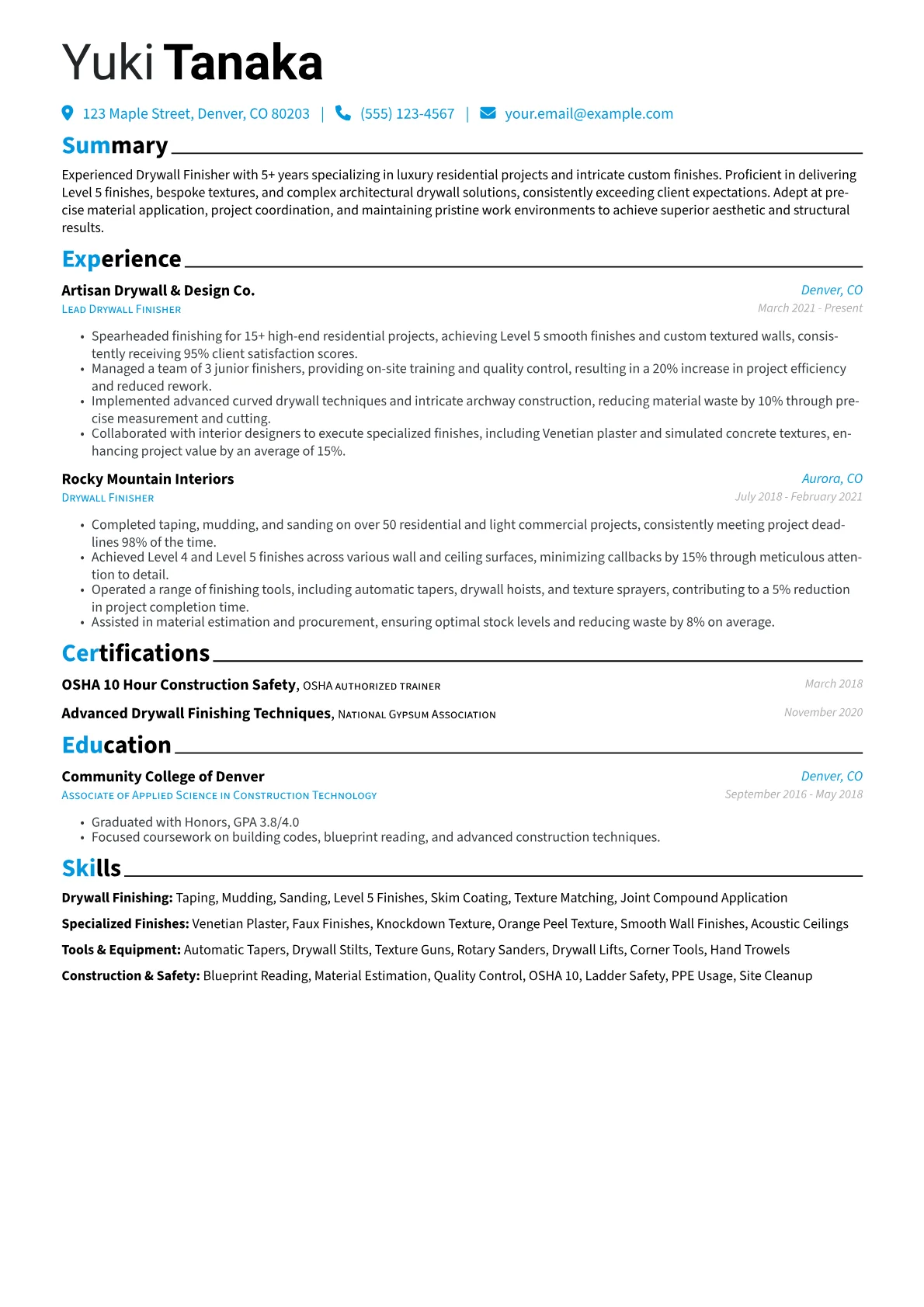 High-End Residential version - Page 1