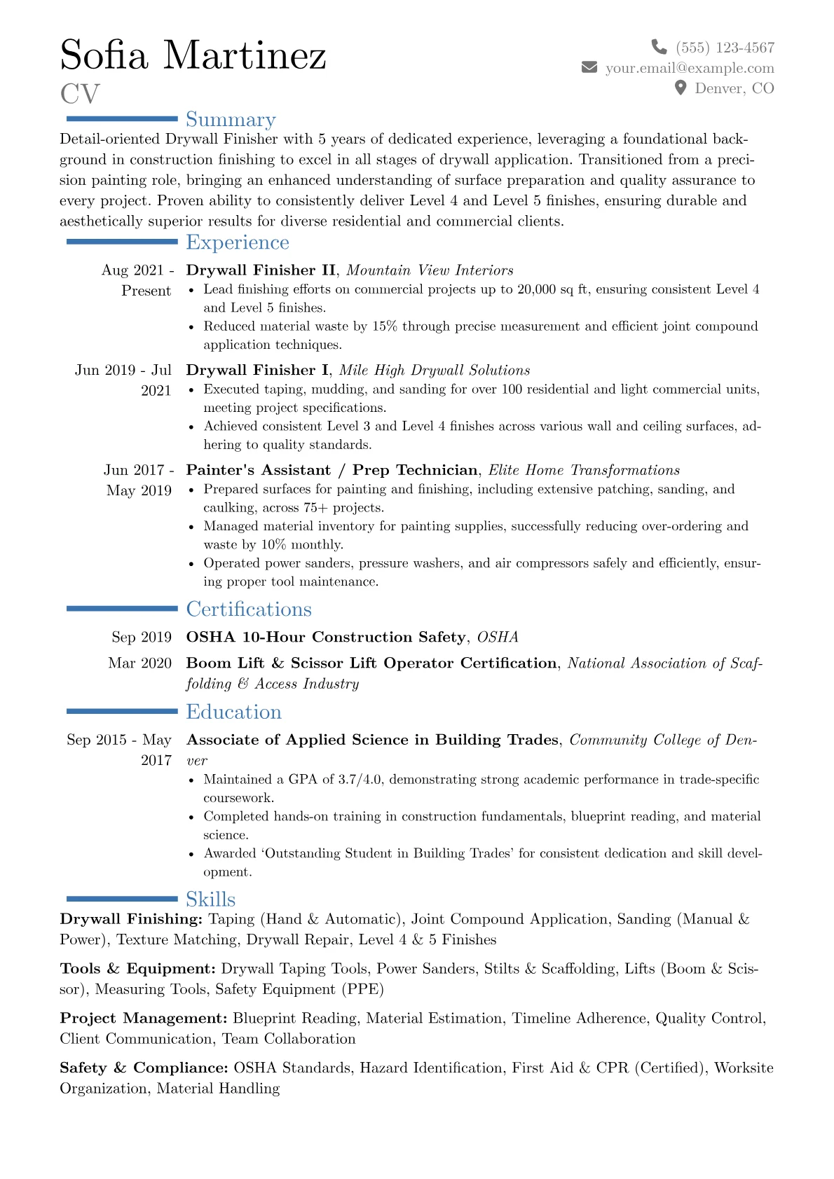 Career changer version - Page 1