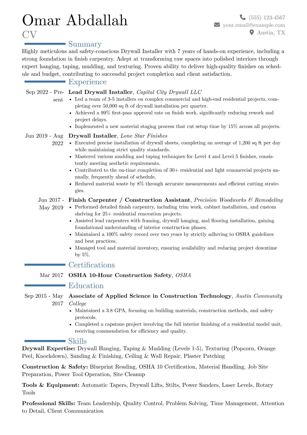 Career changer version - Page 1
