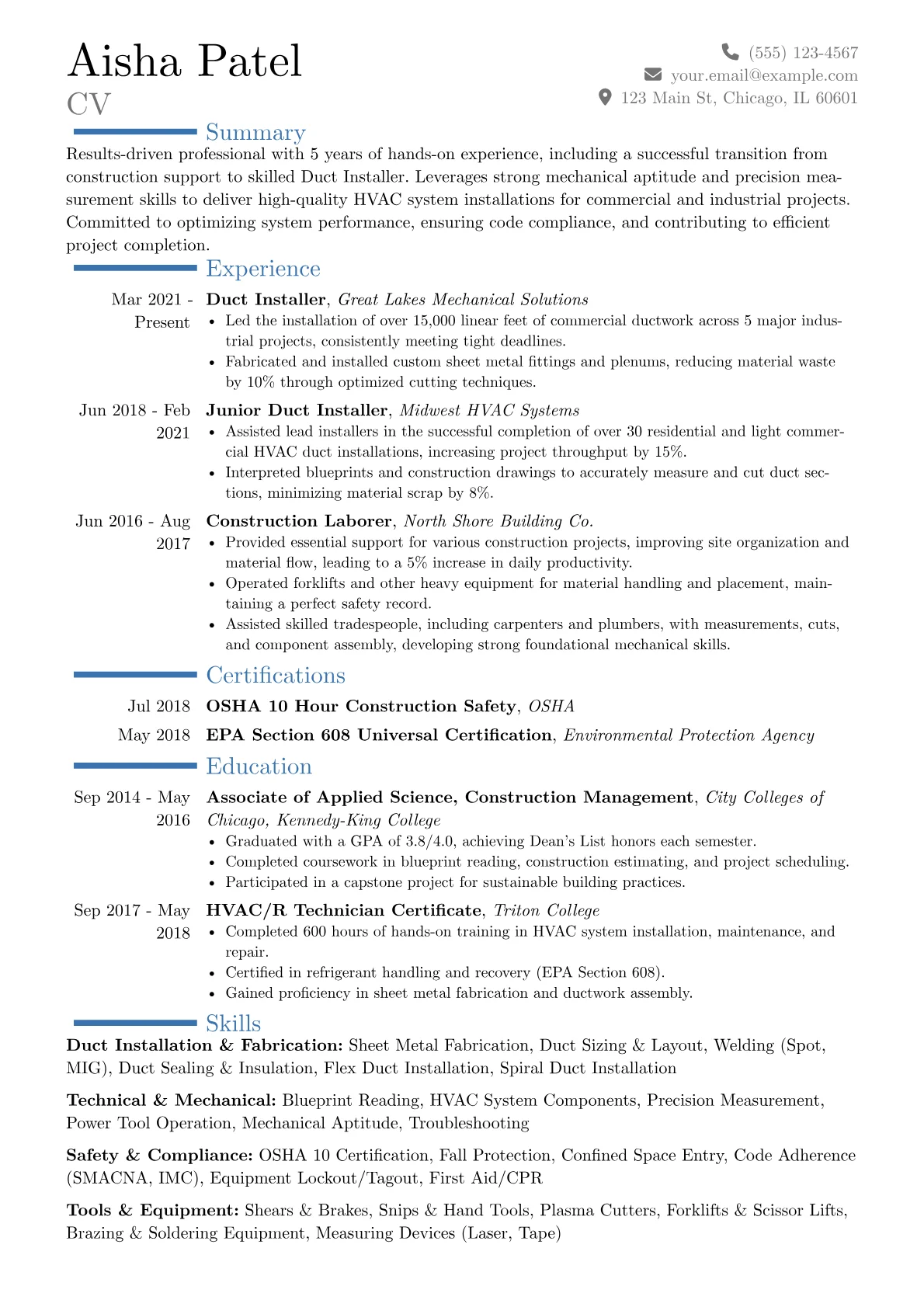 Career changer version - Page 1